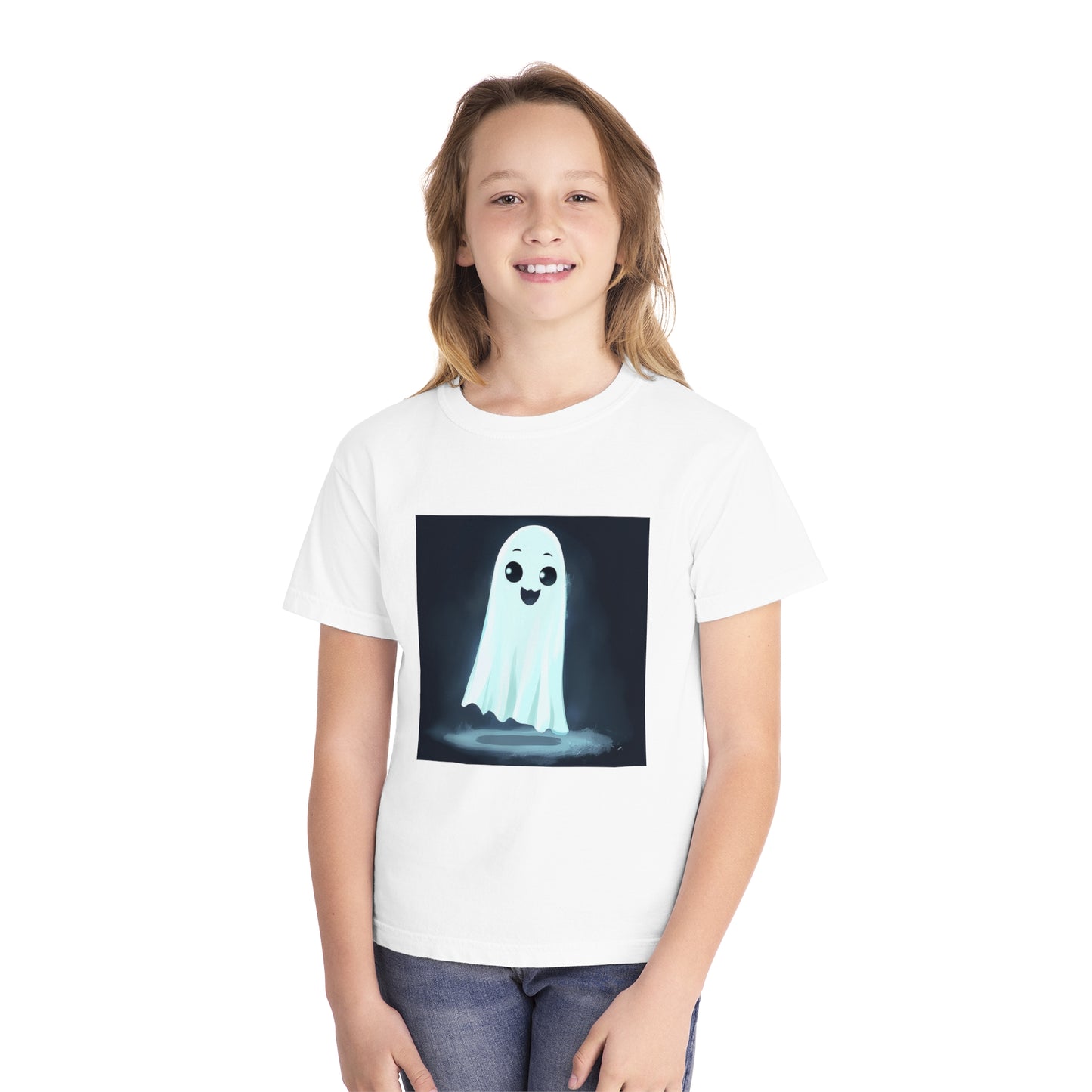 Cute Haunting Ghost Youth Midweight Tee