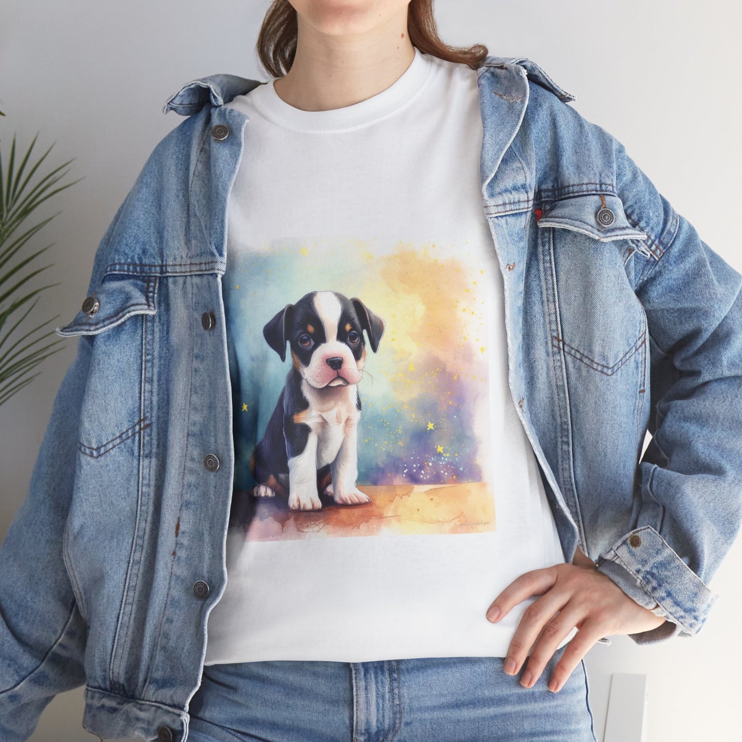 Boston Puppy Unisex Heavy Cotton Tee