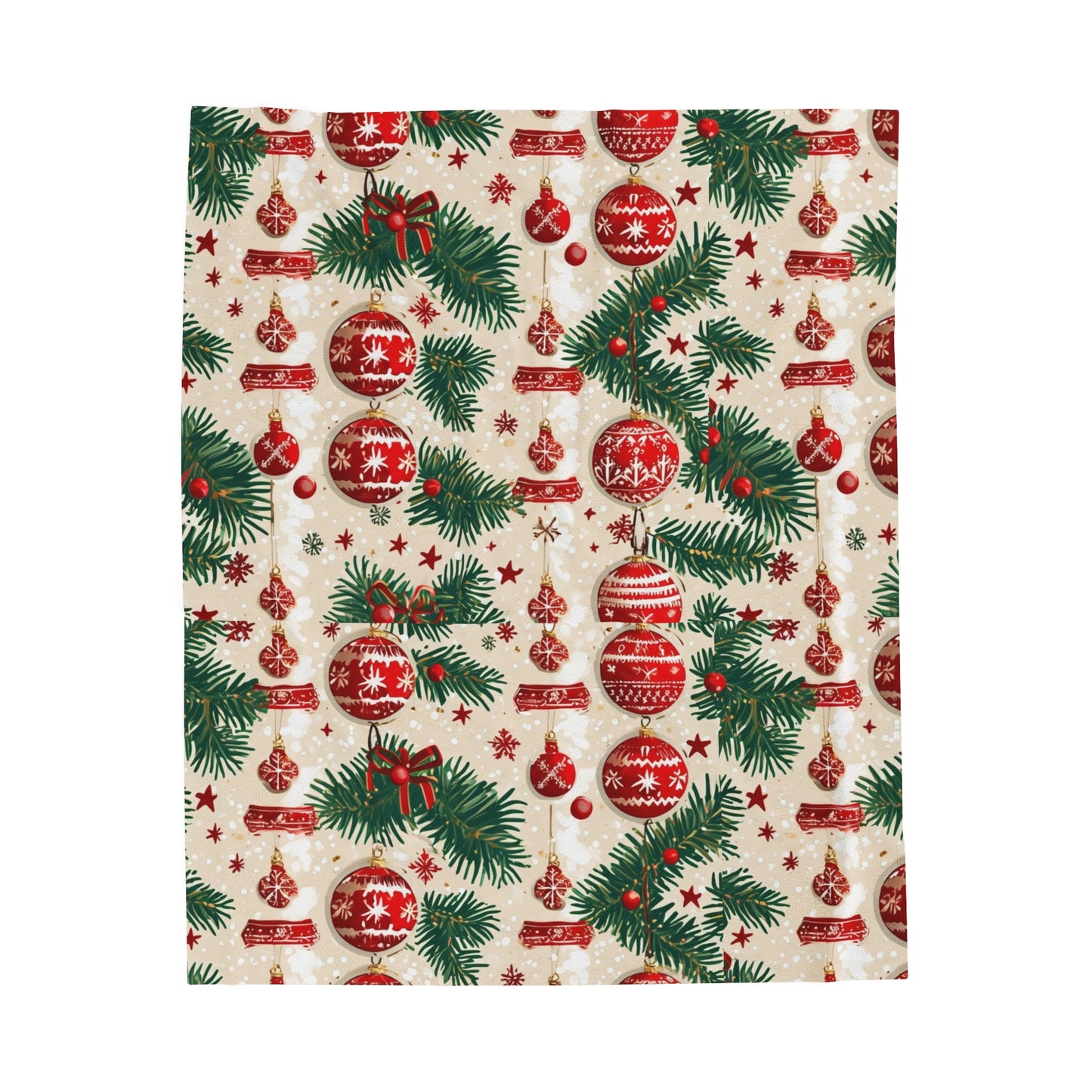 Ornament Garland Velveteen Plush Blanket