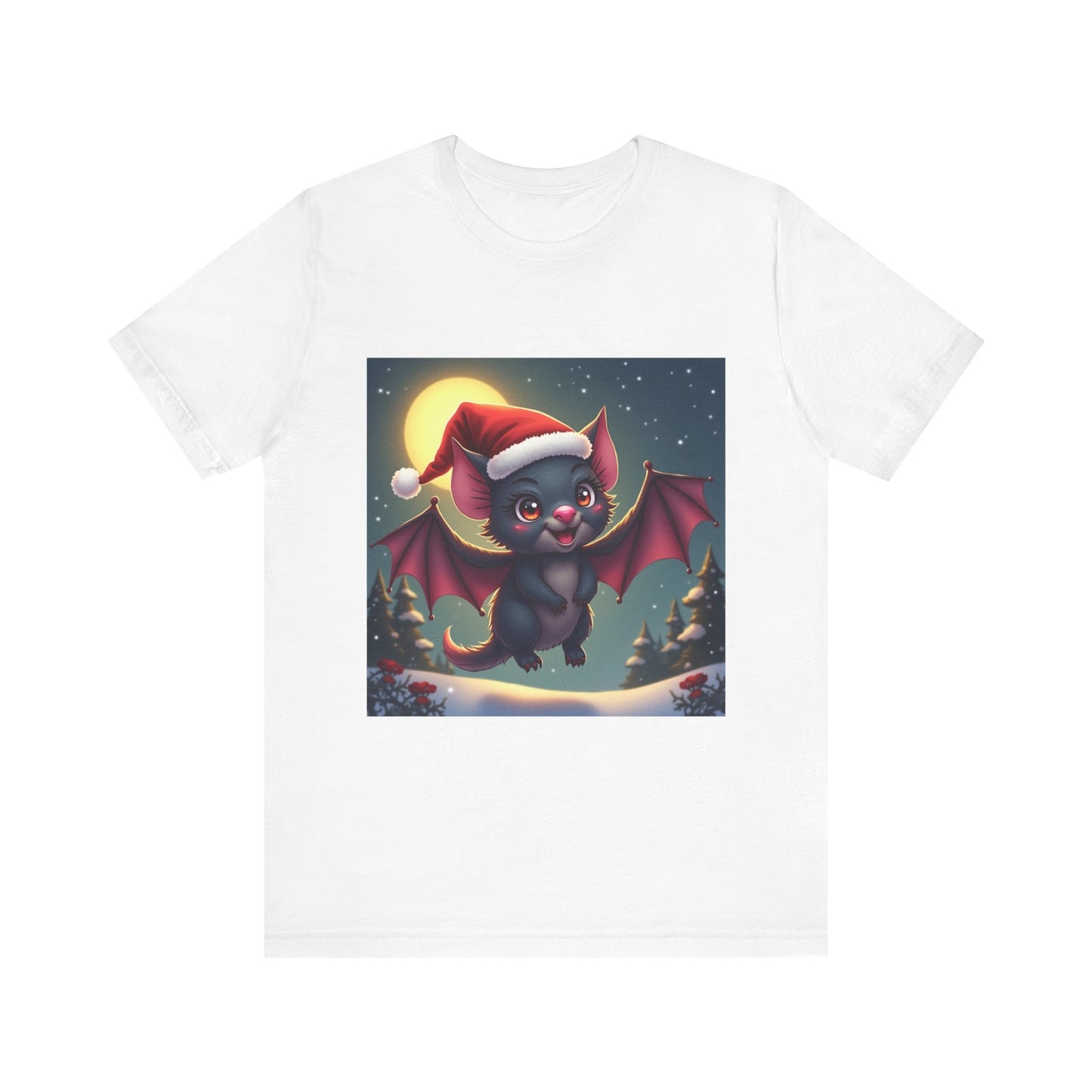 Christmas Bat Unisex Jersey Tee