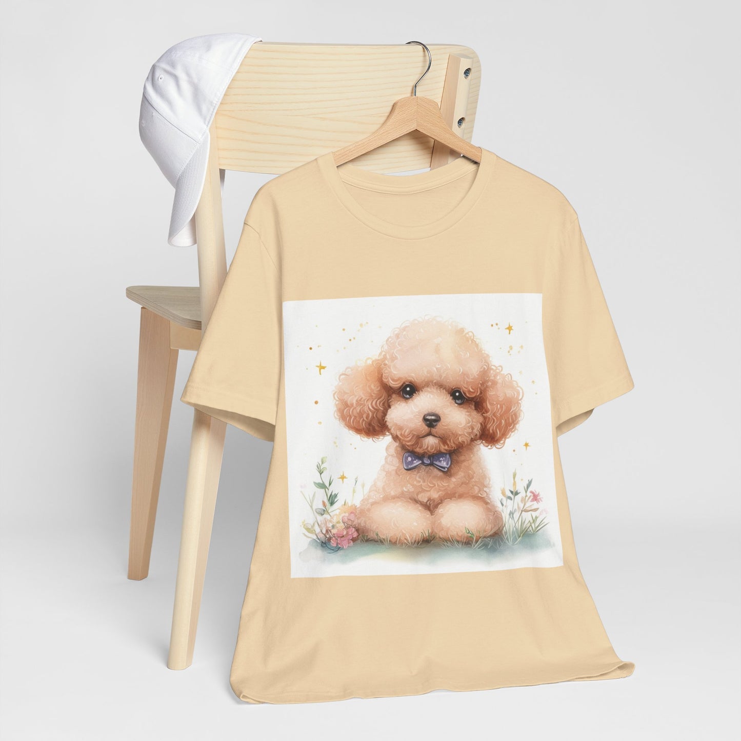 Cute Poodle Unisex Jersey Short Sleeve Tee