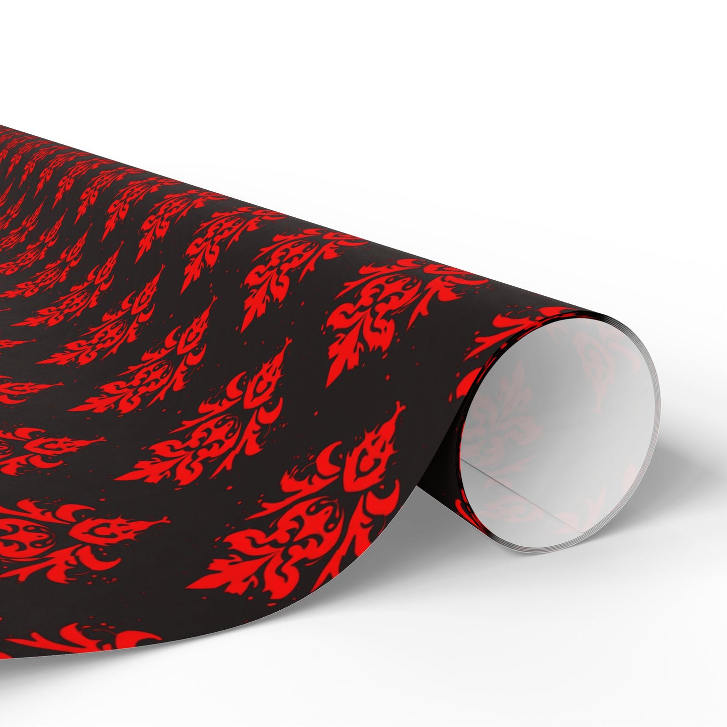 Black and Red Victorian Wallpaper Style Wrapping Papers