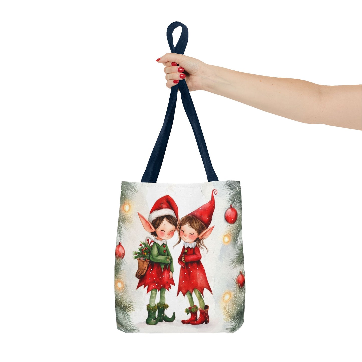 Watercolor Elves Tote Bag (AOP)