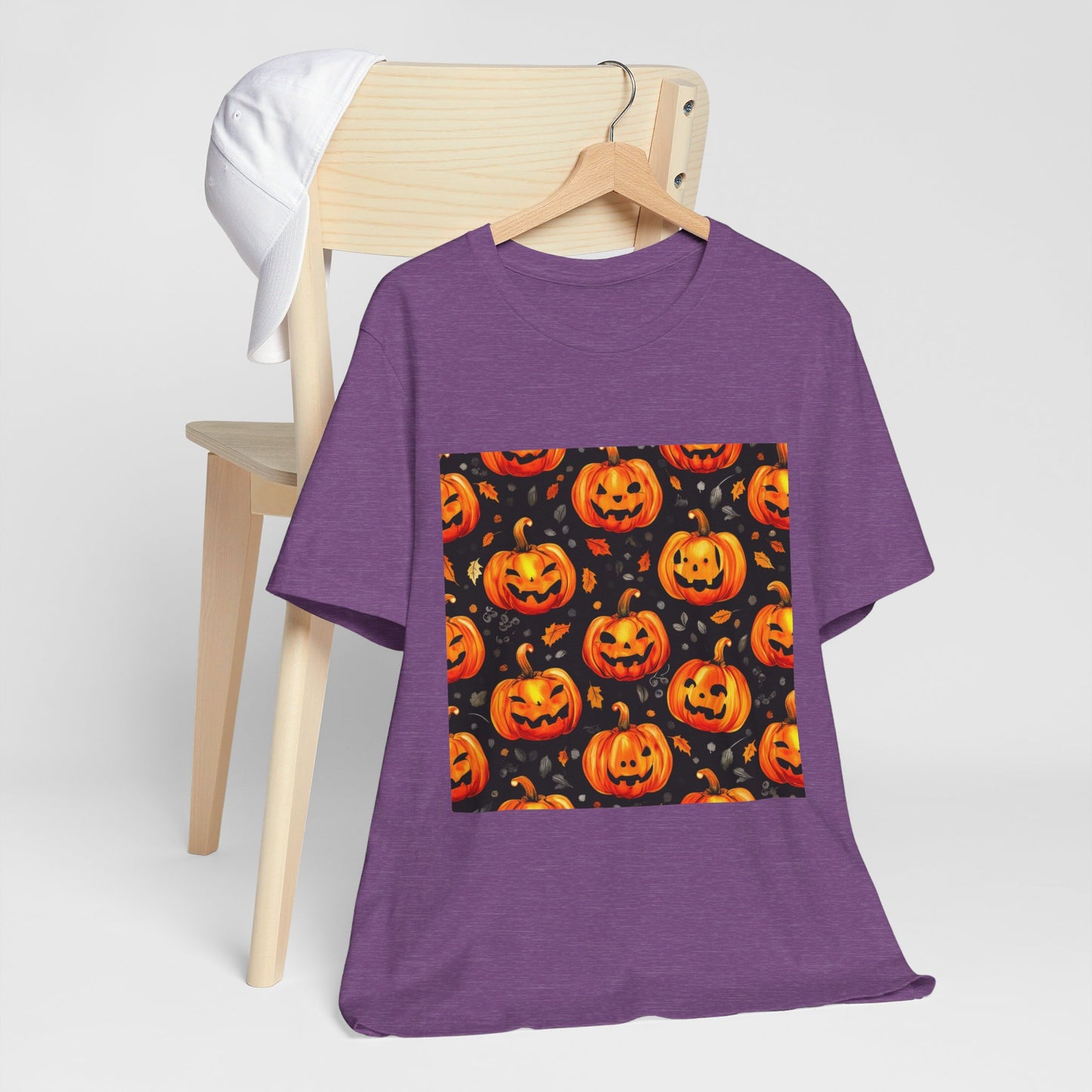 Cute Pumpkin Pattern Unisex Jersey Short Sleeve Tee