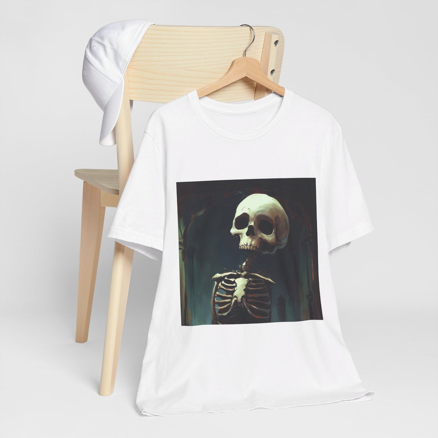 Scary Skeleton Unisex Jersey Short Sleeve Tee