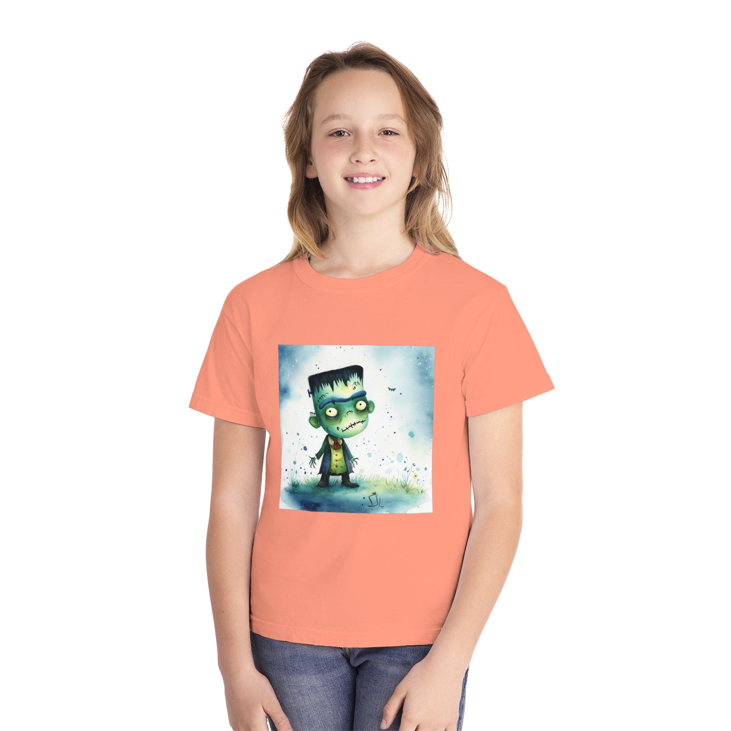 Cute Frankenstein Youth Midweight Tee