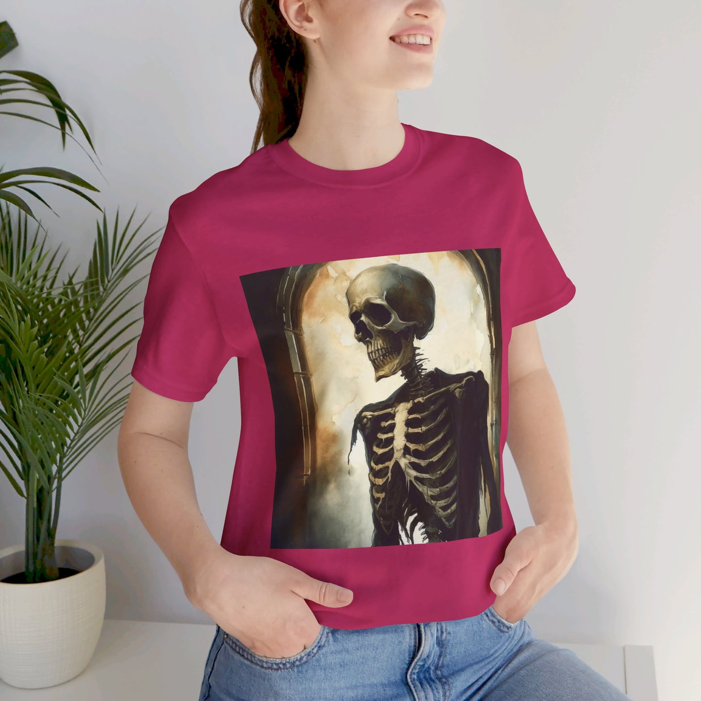 Vintage Skeleton Unisex Jersey Short Sleeve Tee