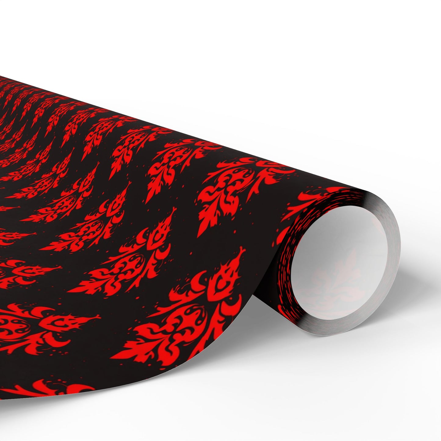 Black and Red Victorian Wallpaper Style Wrapping Papers