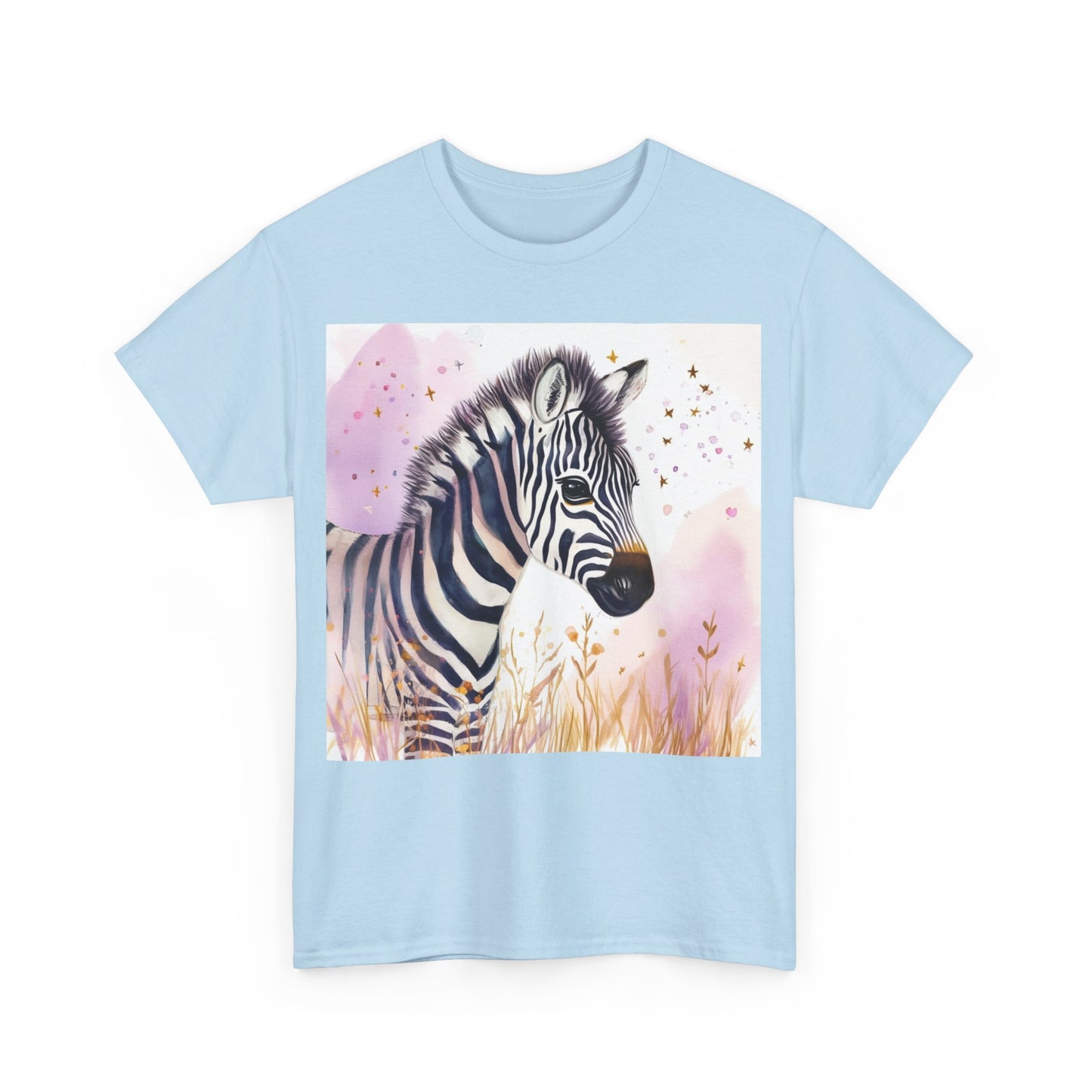 Fuzzy Zebra Unisex Heavy Cotton Tee