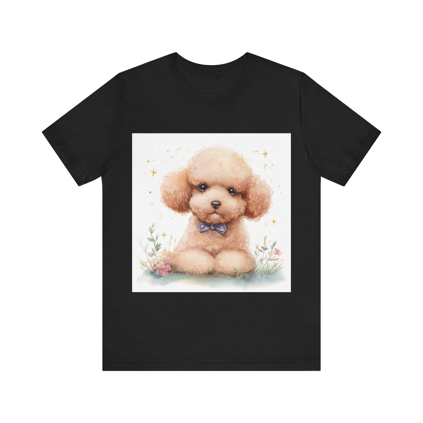 Cute Poodle Unisex Jersey Short Sleeve Tee