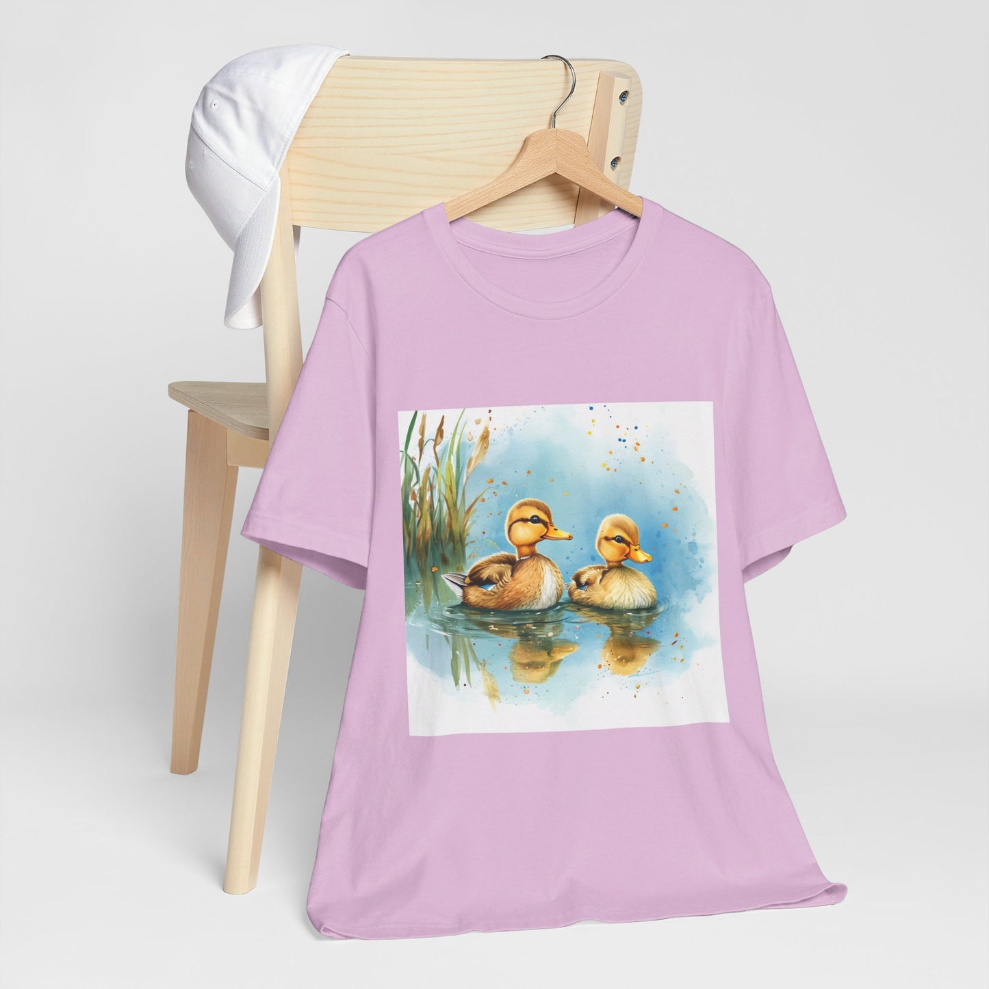 Adorable Baby Mallard Ducks Unisex Jersey Short Sleeve Tee