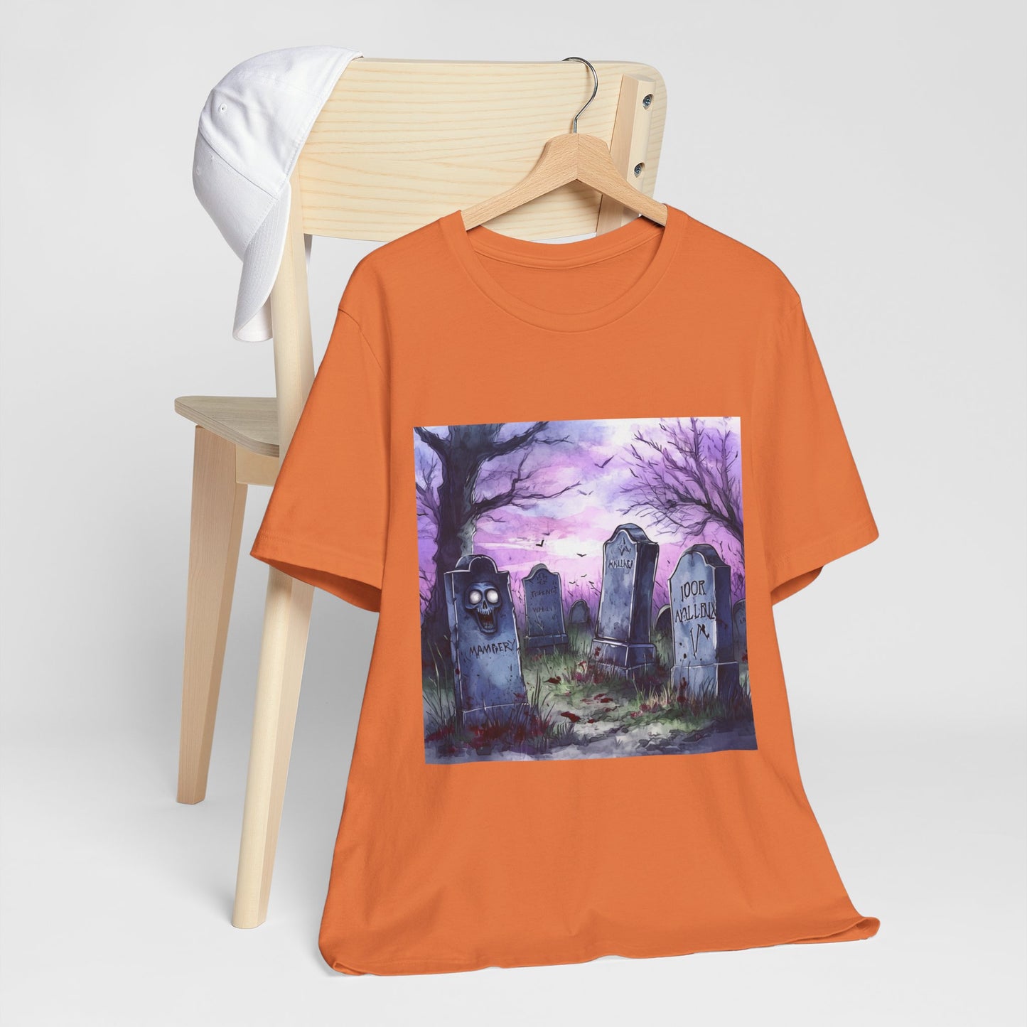 Purple Graveyard Unisex Jersey Short Sleeve Tee