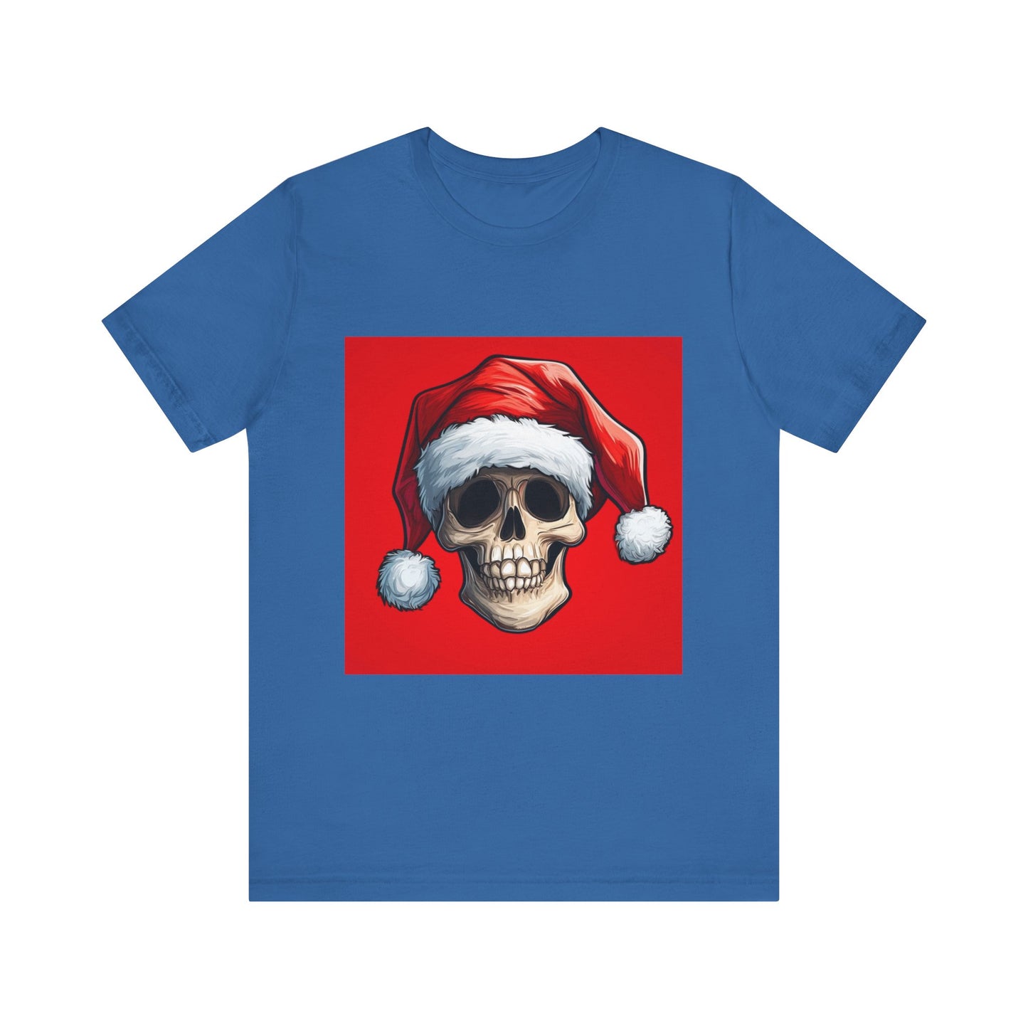 Spooky Jester Santa Skull