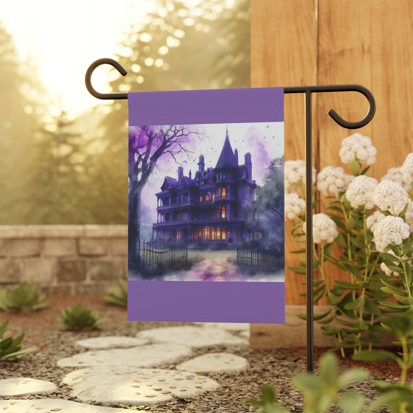 Haunted House Garden & House Banner