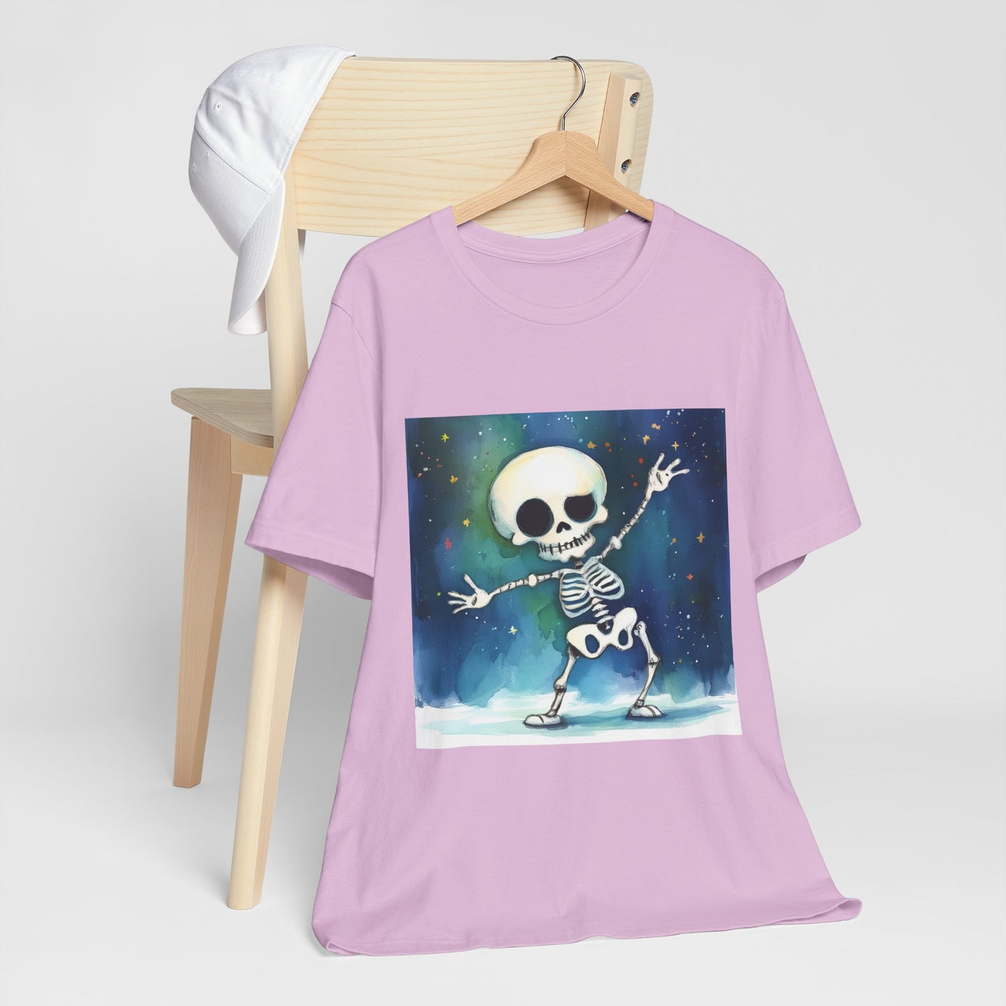 Cute Dancing Skeleton Unisex Jersey Short Sleeve Tee