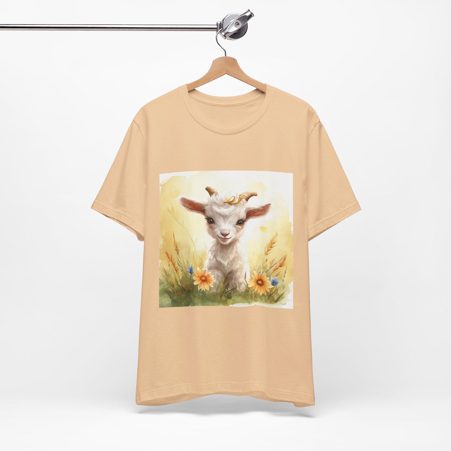 Adorable Goat Unisex Jersey Short Sleeve Tee