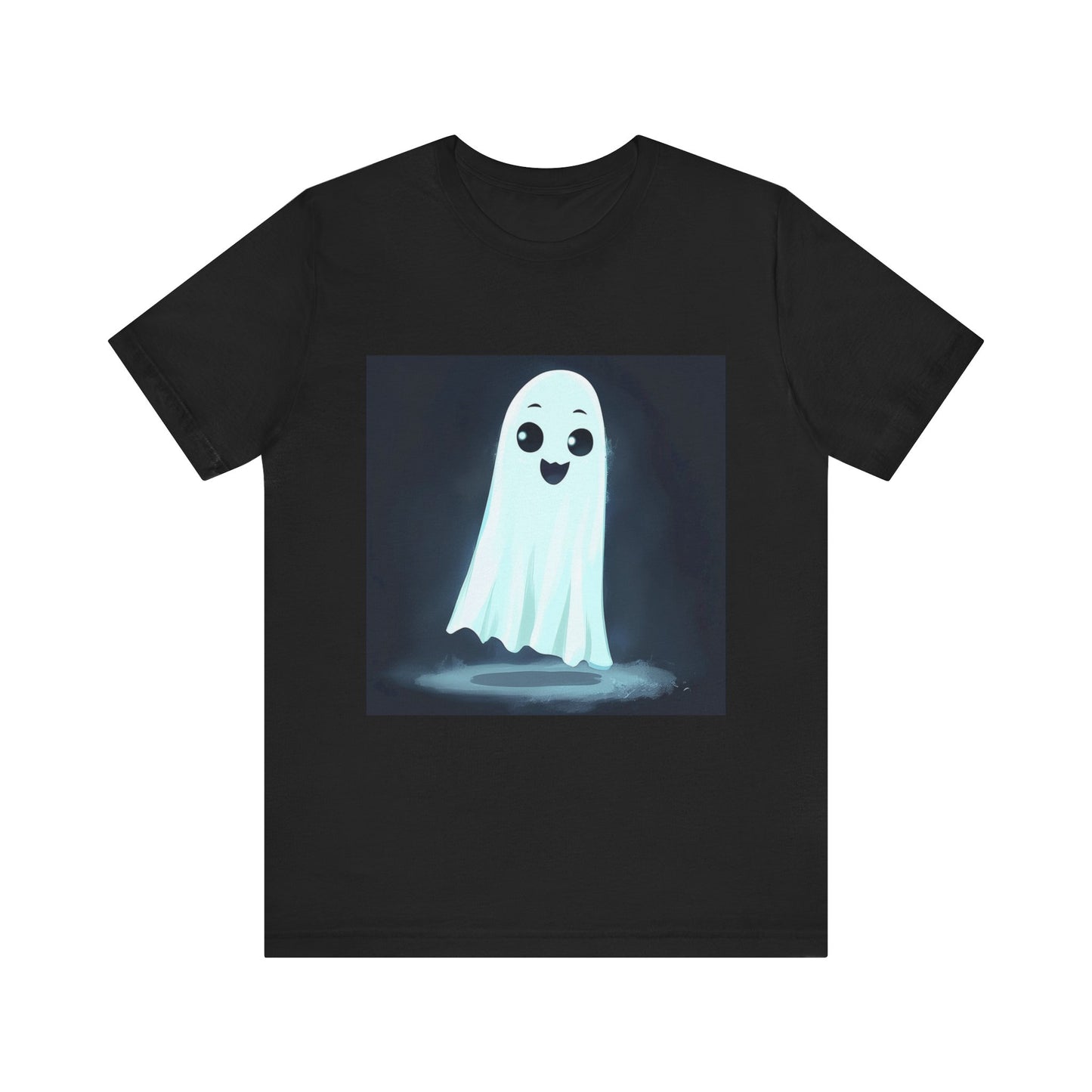 Cute Haunting Ghost Unisex Jersey Short Sleeve Tee