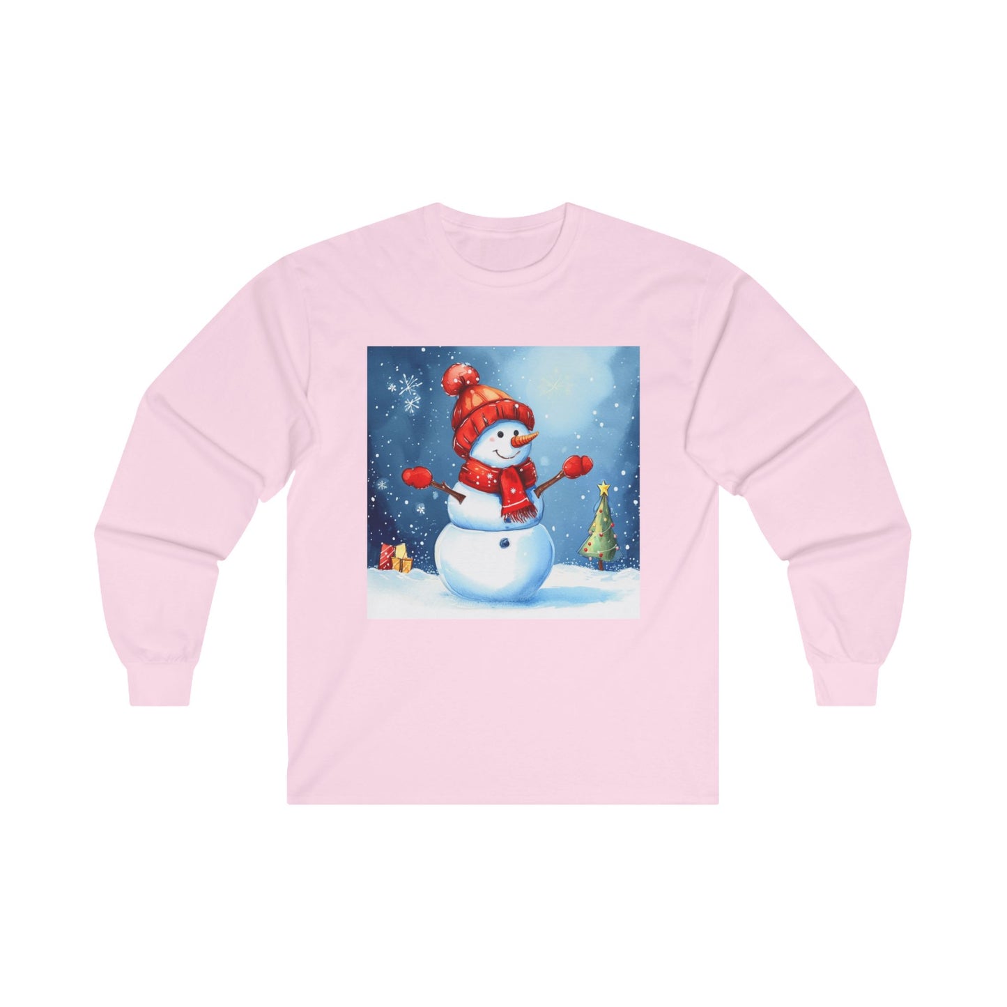 Cozy Snowman Unisex Ultra Cotton Long Sleeve Tee