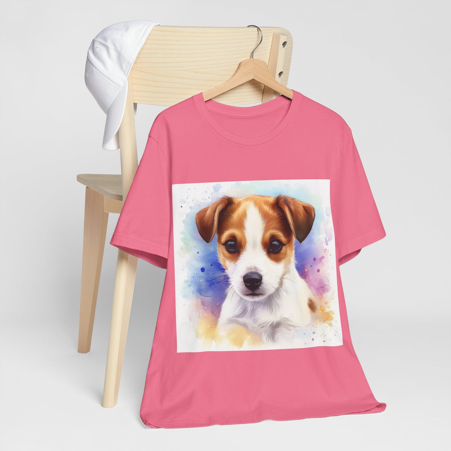 Cute Jack Russell Unisex Jersey Short Sleeve Tee