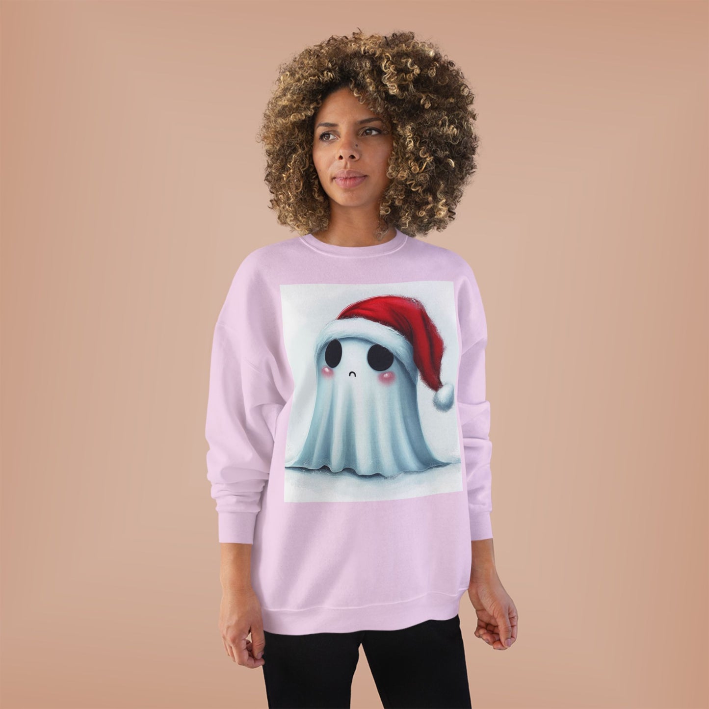 Holiday Ghost Unisex EcoSmart® Crewneck Sweatshirt