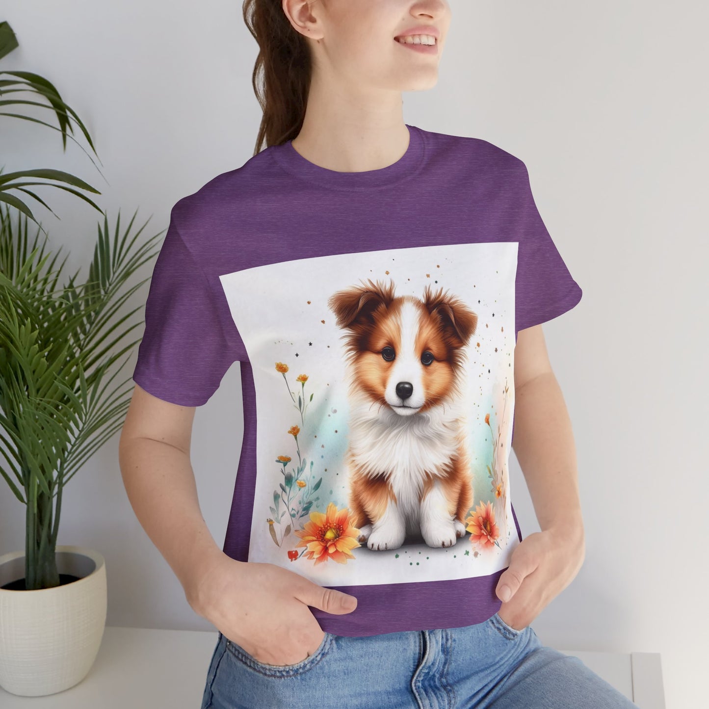 Shetland Sheepdog Unisex Jersey Short Sleeve Tee