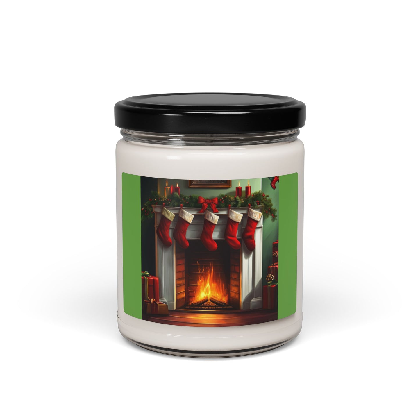 Stockings over the Fire Scented Soy Candle, 9oz