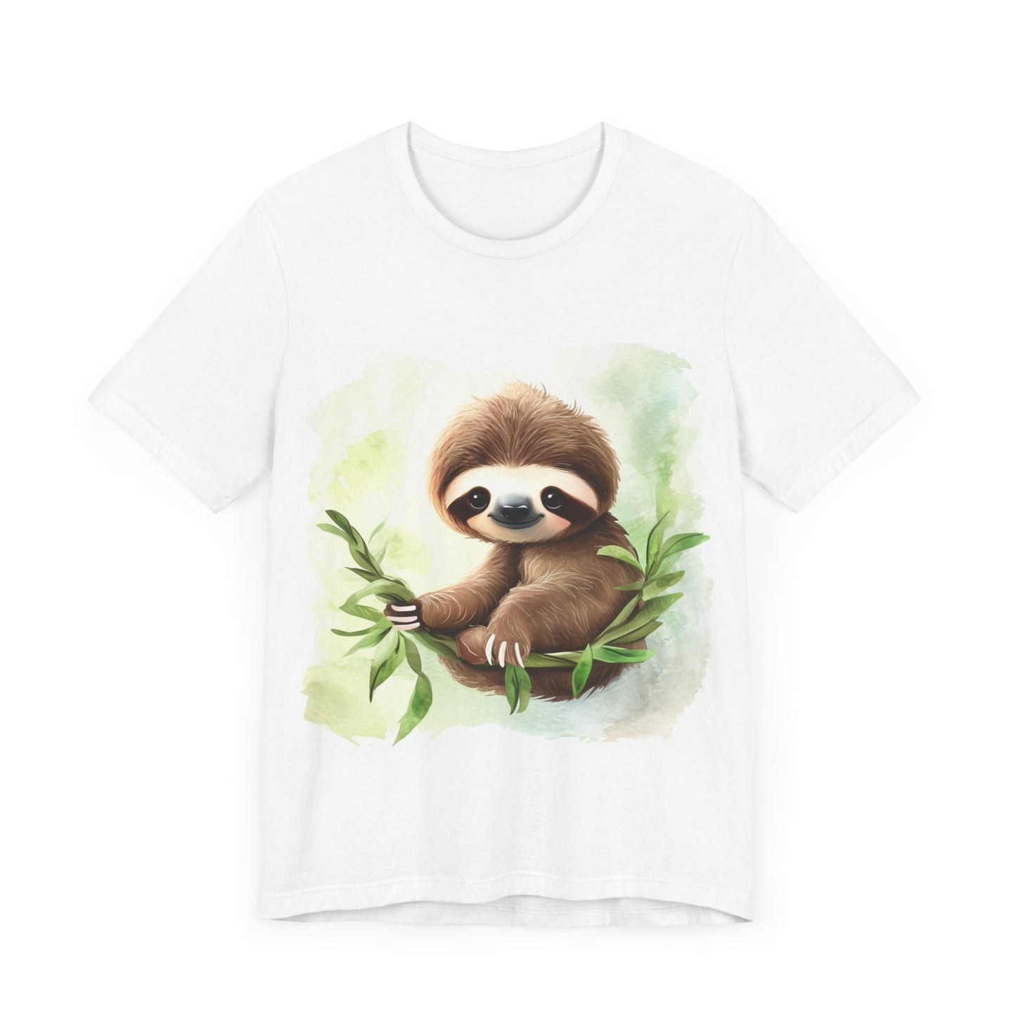 Playful Sloth Unisex Jersey Short Sleeve Tee