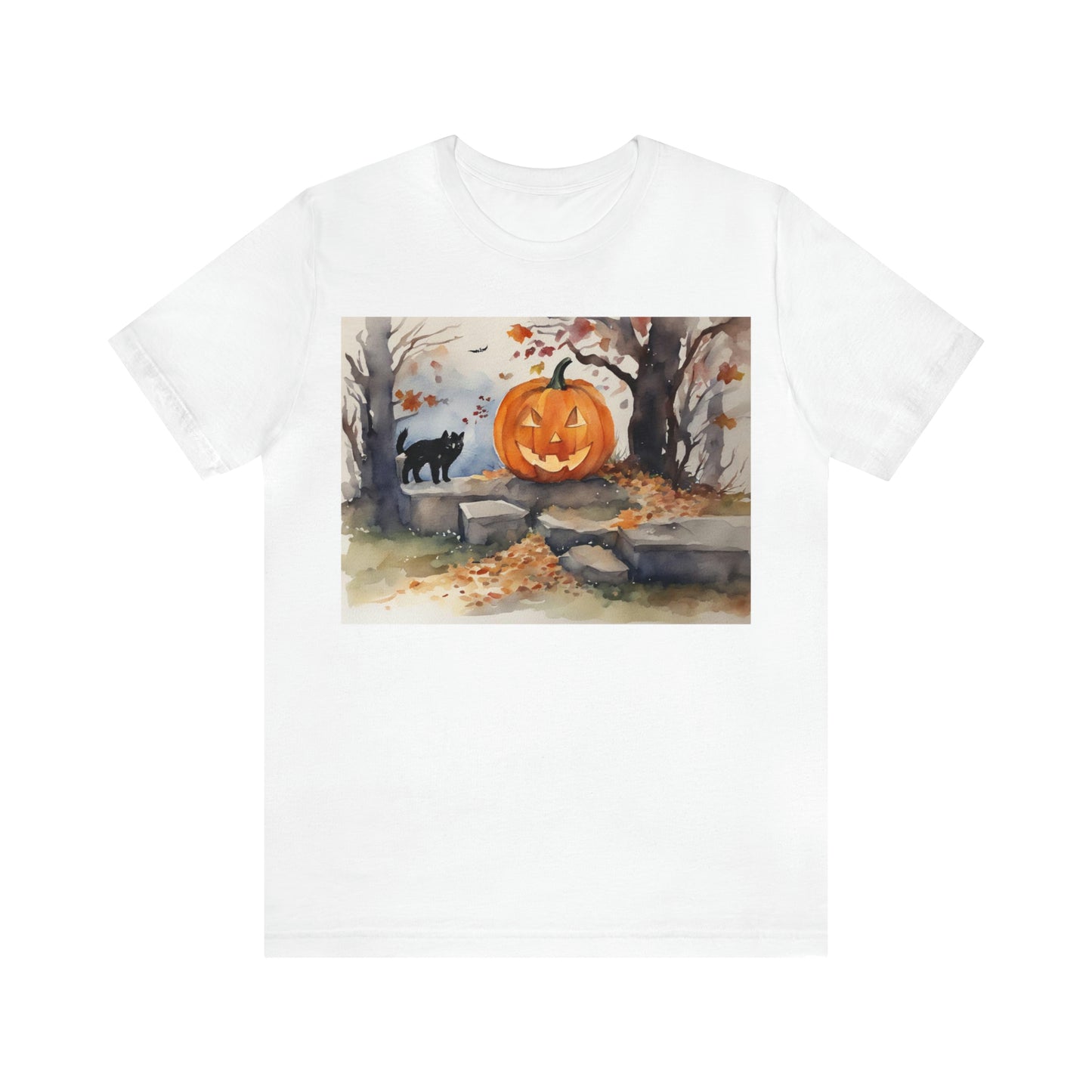 Halloween Jacko-lantern Unisex Jersey Short Sleeve Tee