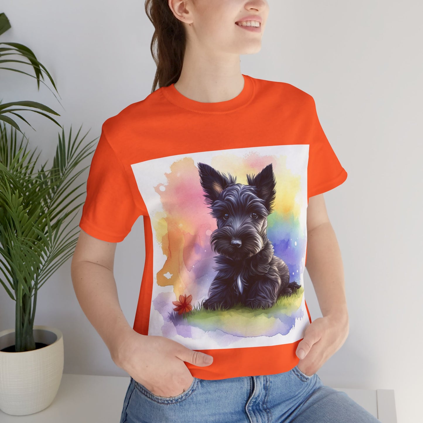 Scottish Terrier Unisex Jersey Short Sleeve Tee