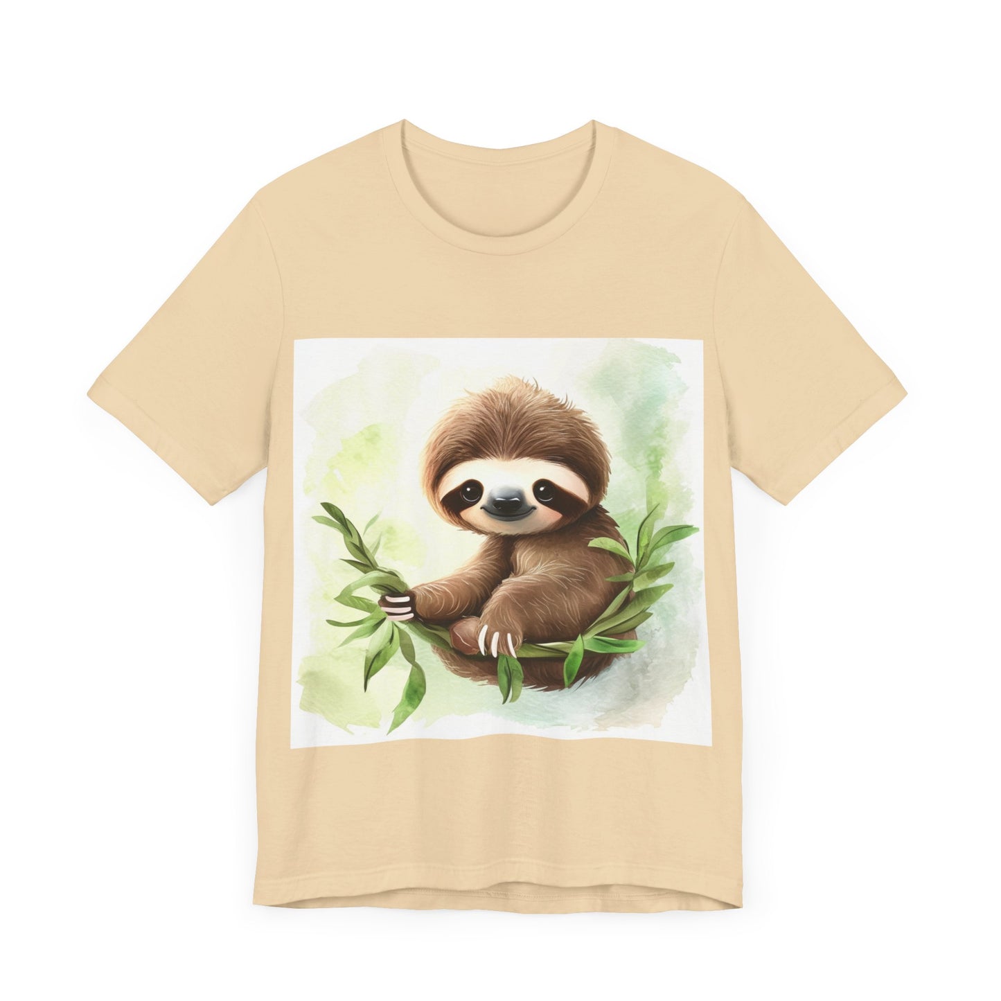 Playful Sloth Unisex Jersey Short Sleeve Tee