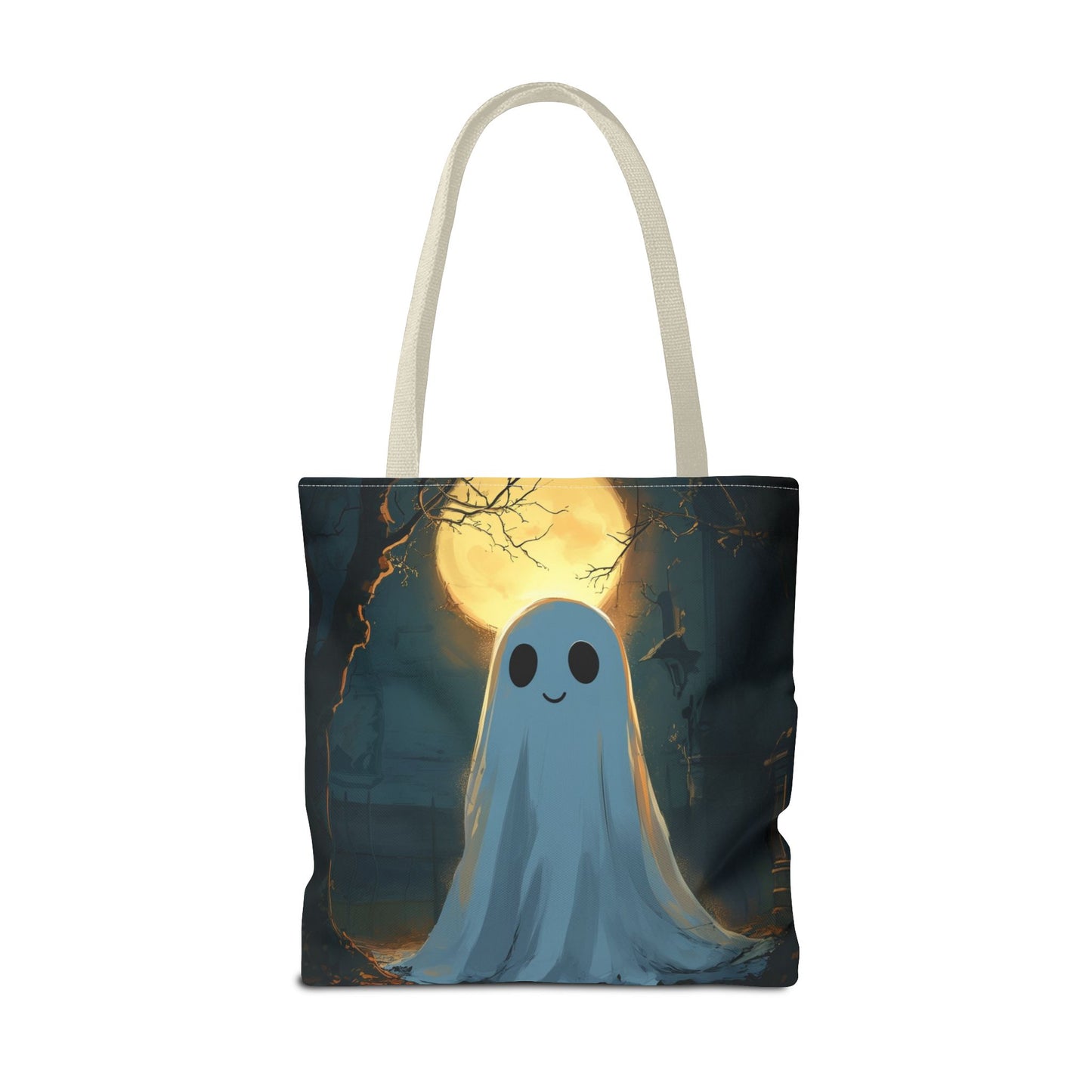 Cute Ghost Tote Bag (AOP)