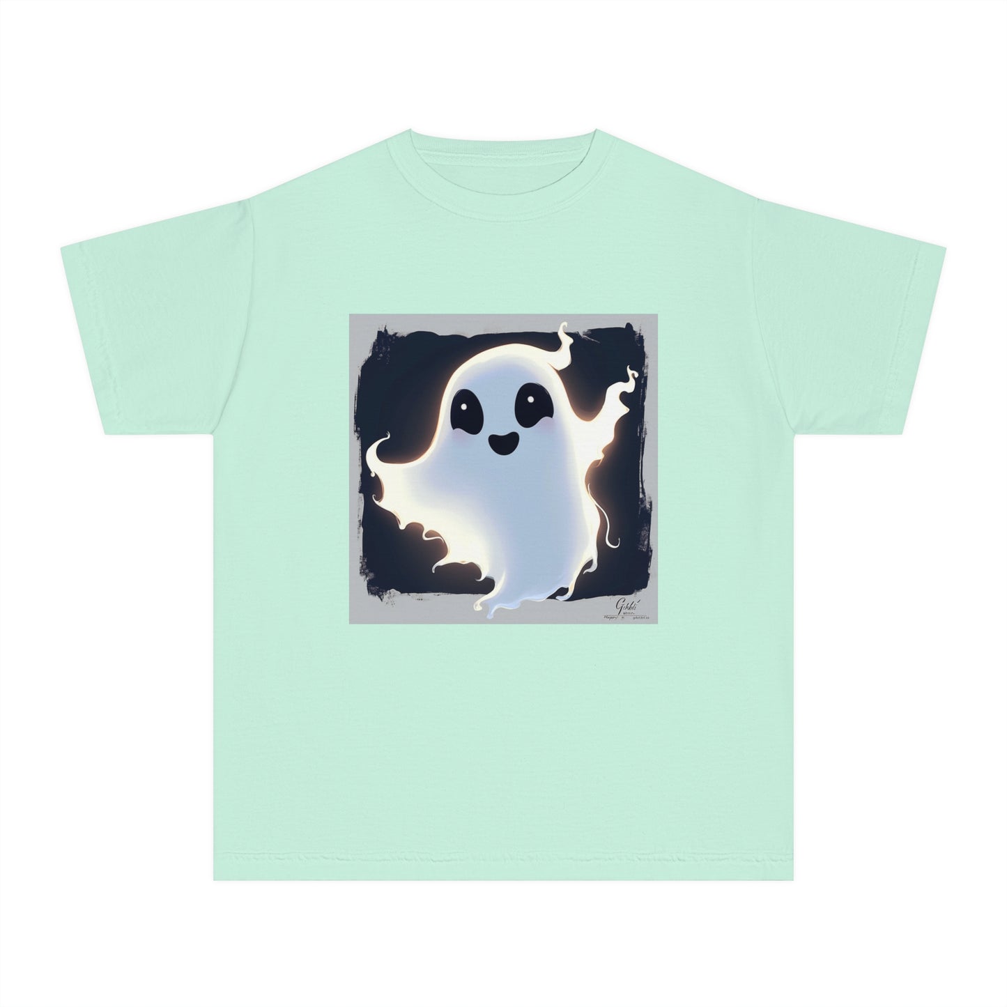 Cute Happy Ghost Youth Midweight Tee