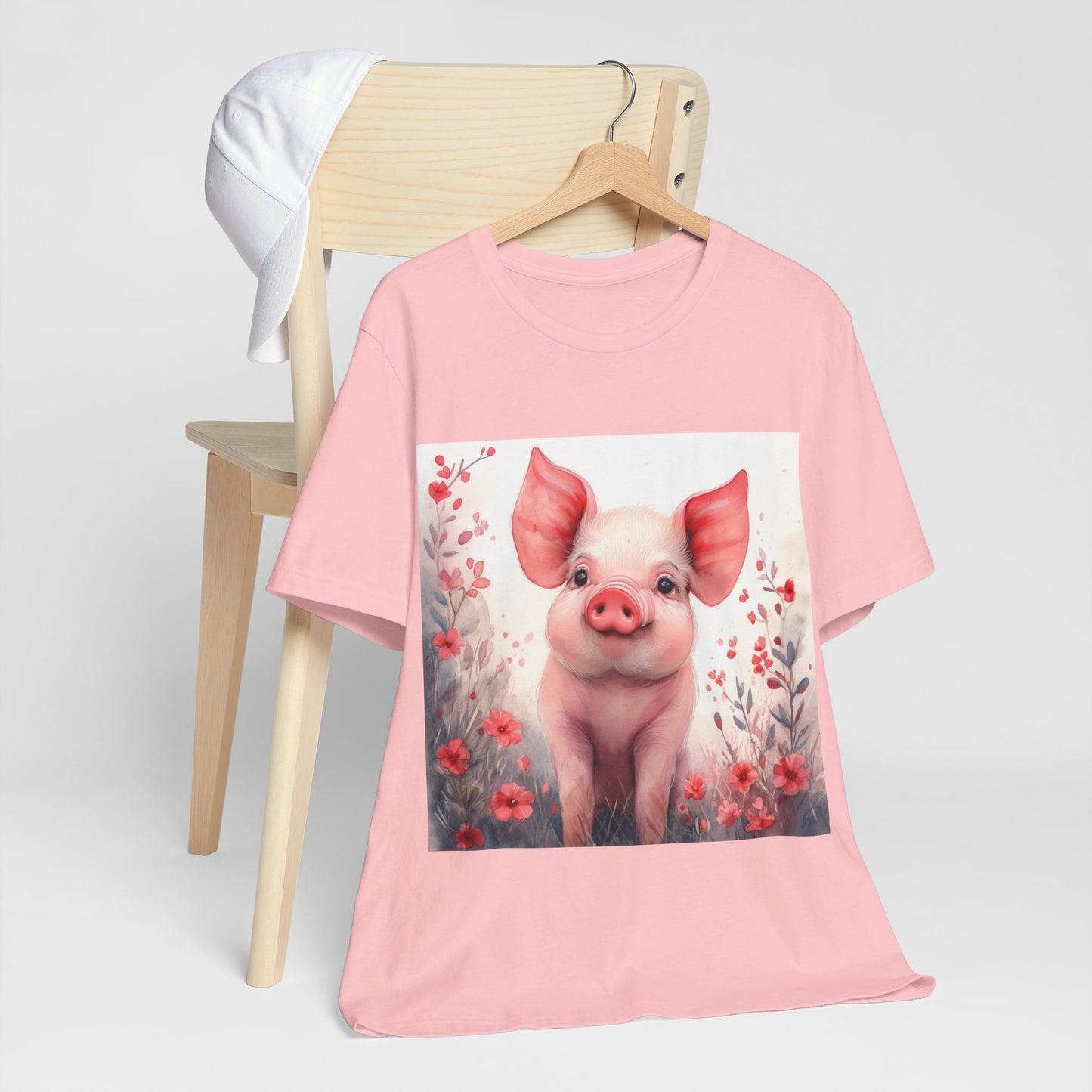 Cute Piglet Unisex Jersey Short Sleeve Tee