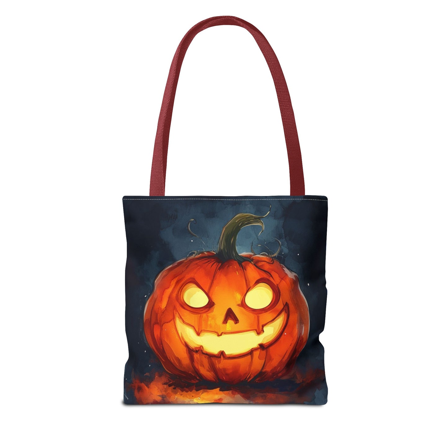 Cute Creepy Jack o Lantern Tote Bag (AOP)