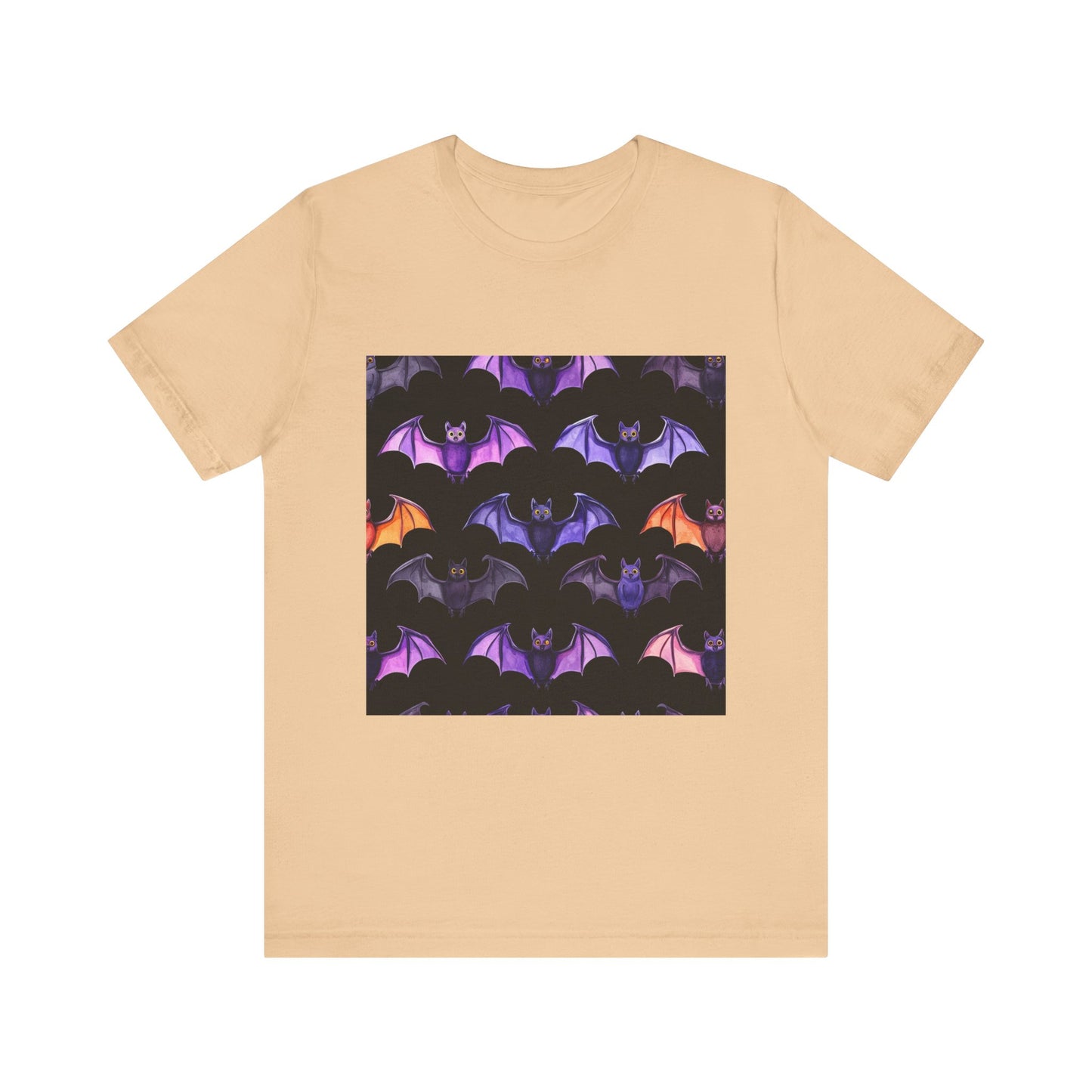 Cute Bat Pattern Unisex Jersey Short Sleeve Tee