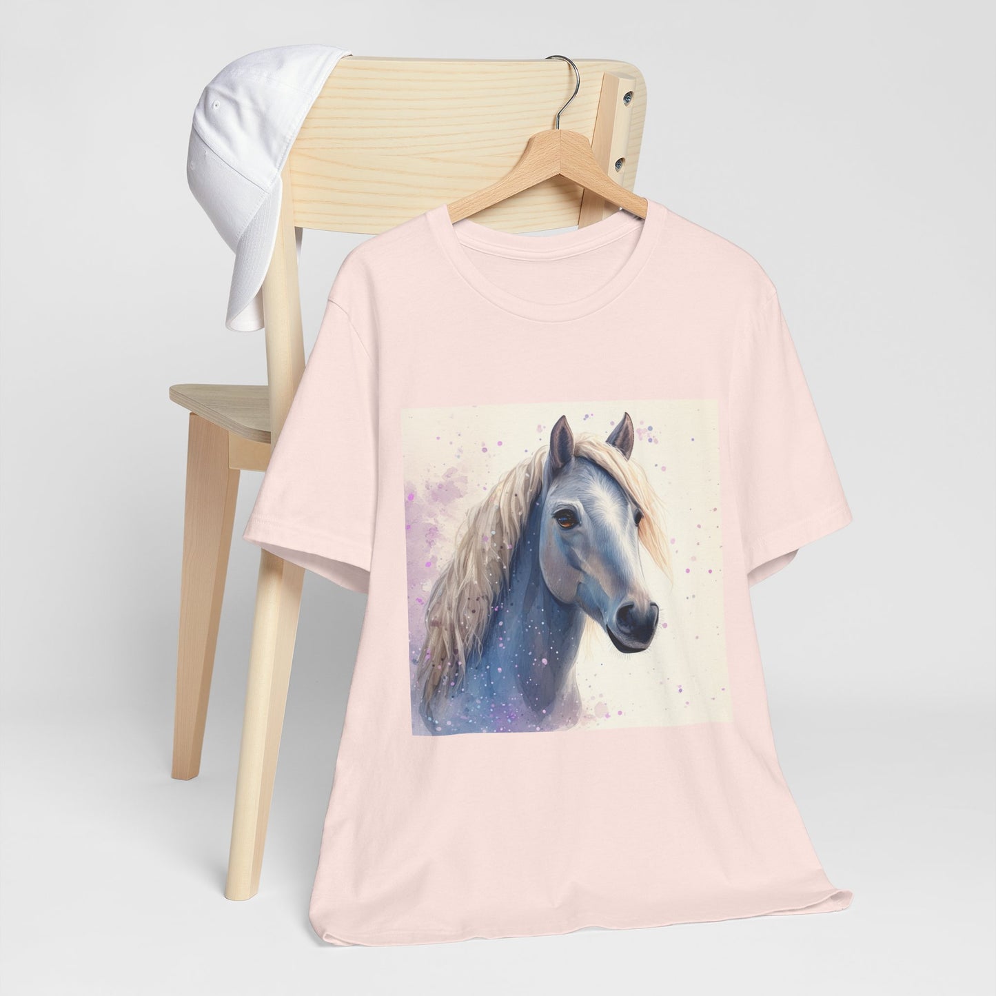 Baby White Horse Unisex Jersey Short Sleeve Tee