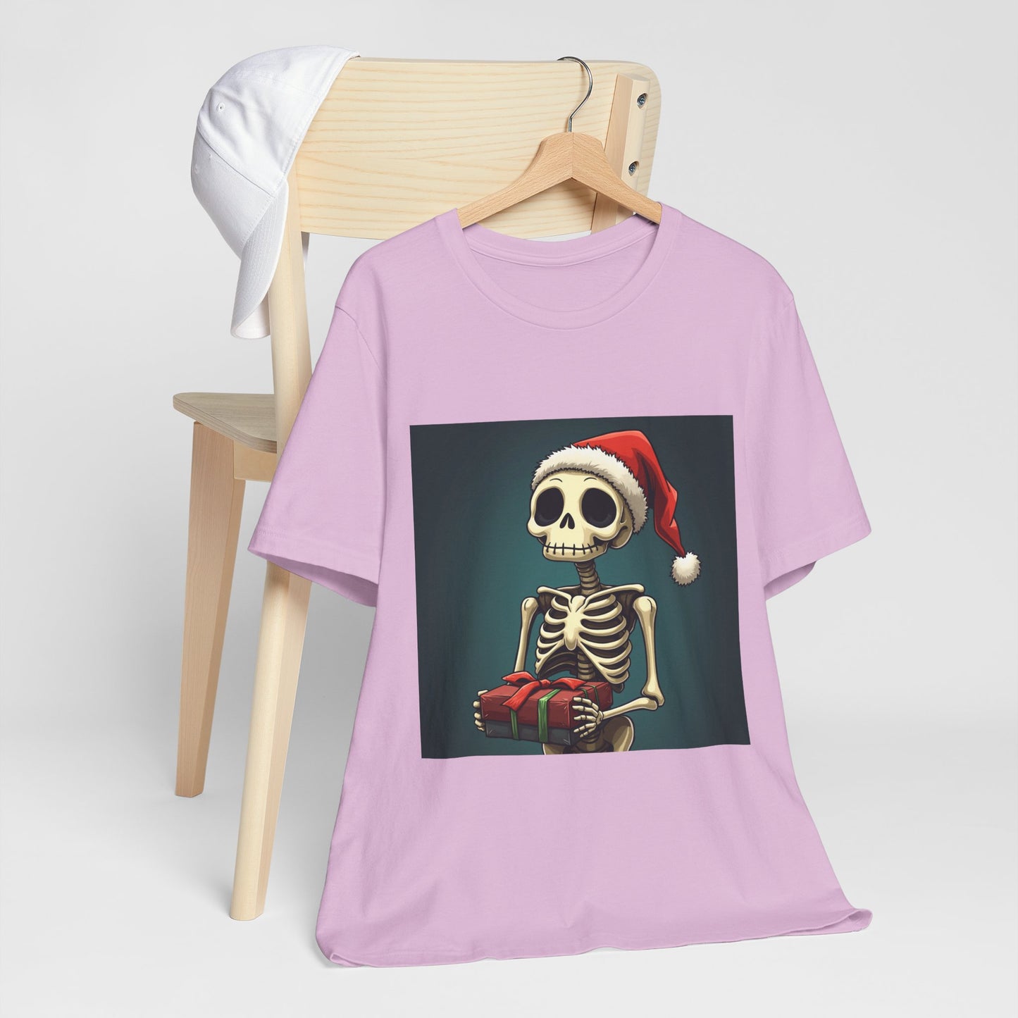 Cute Cartoon Festive Skeleton Unisex Jersey Tee