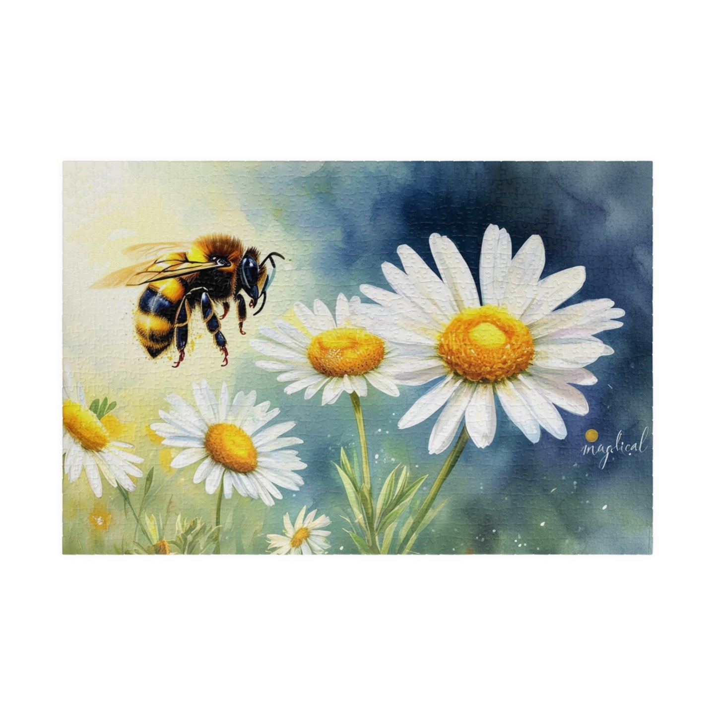 Busy Bee on a Daisy Puzzle (110, 252, 520, 1014-piece)