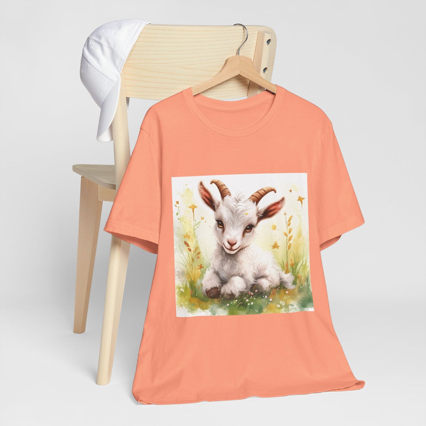 Cute Goat Unisex Jersey Short Sleeve Tee