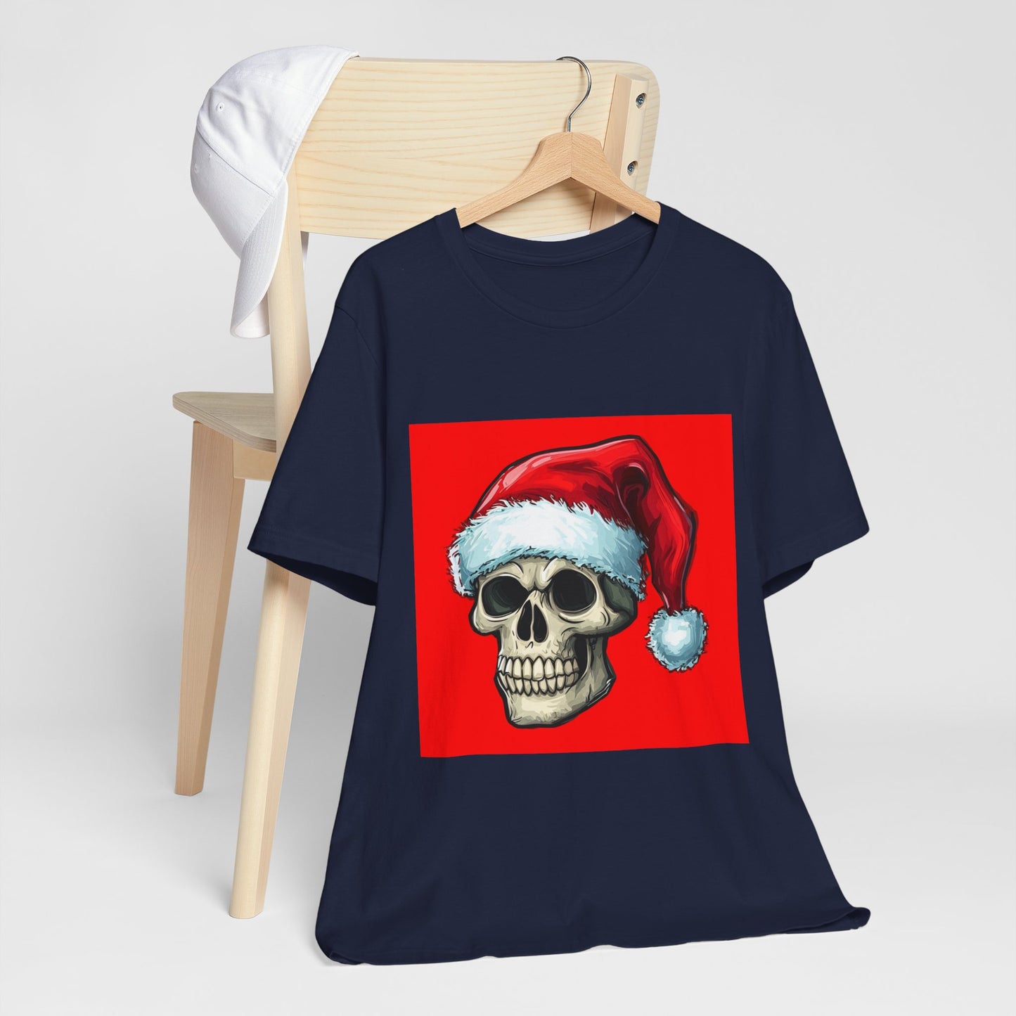 Cute Spooky Holiday Skull Unisex Jersey Tee