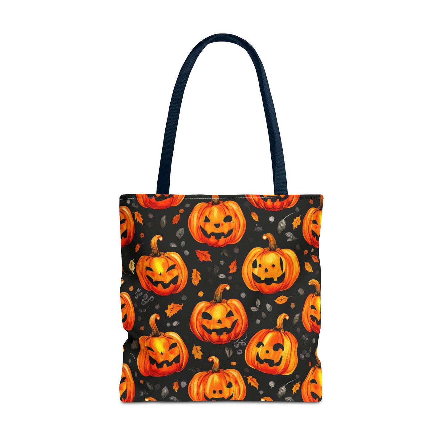 Happy Pumpkin Pattern Tote Bag (AOP)