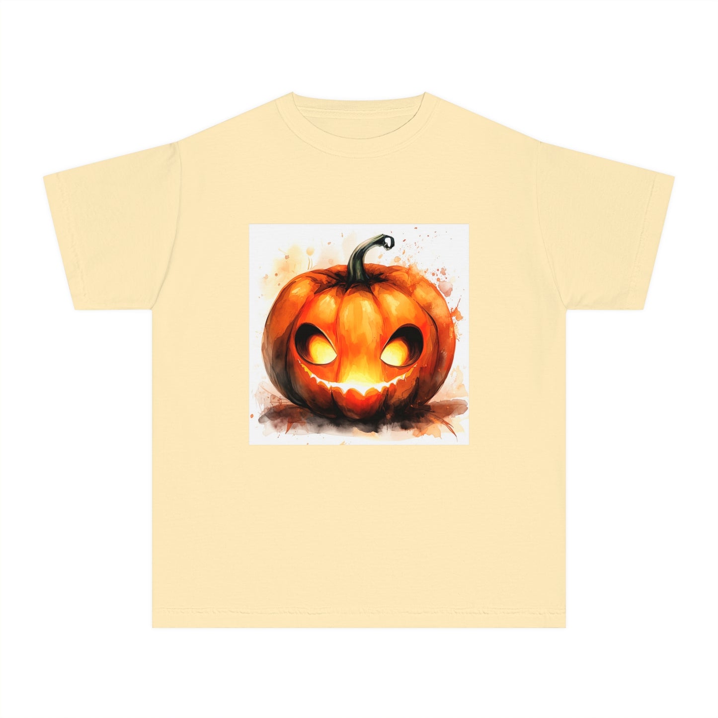 Cute Happy Jack o' Lantern Youth Midweight Tee