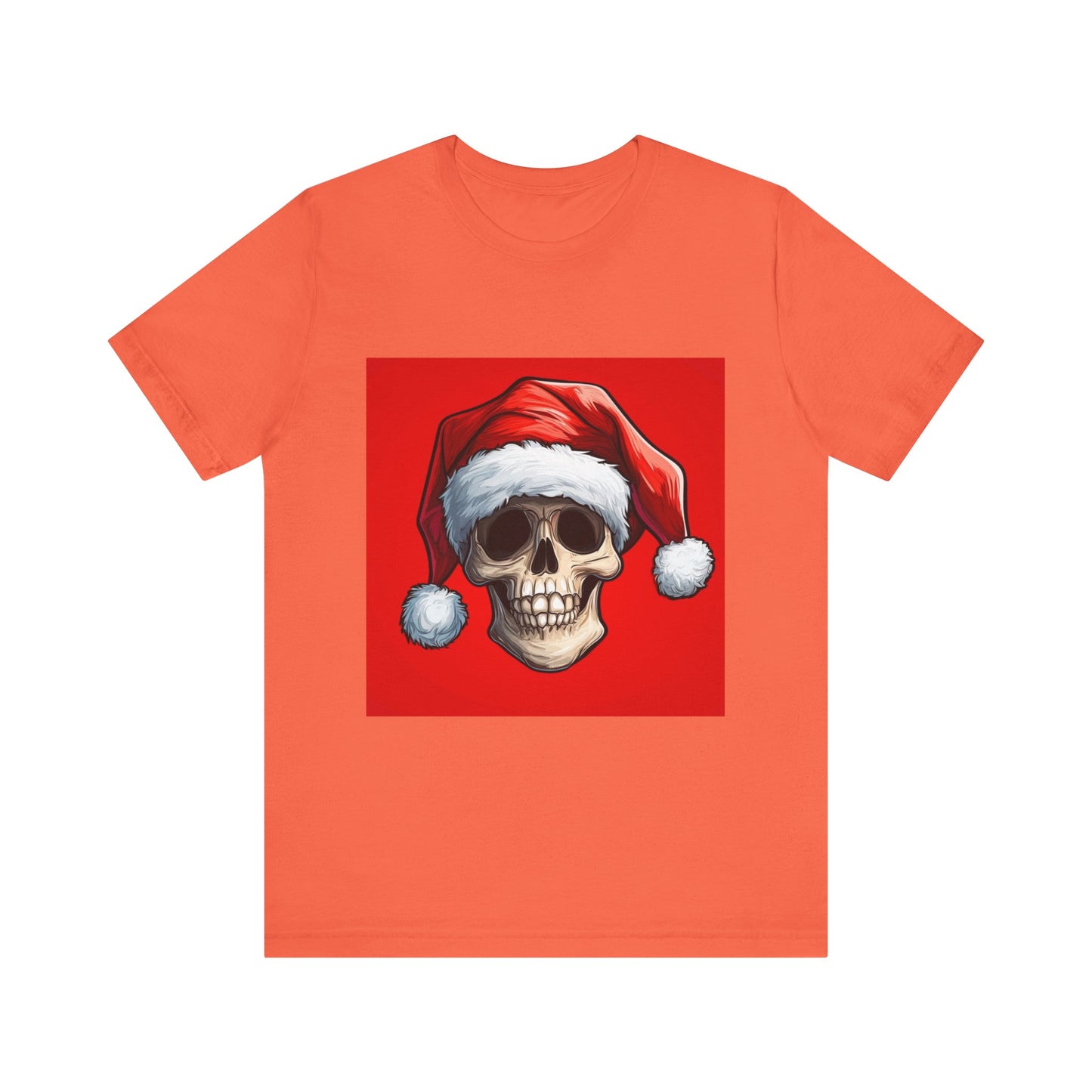 Spooky Jester Santa Skull