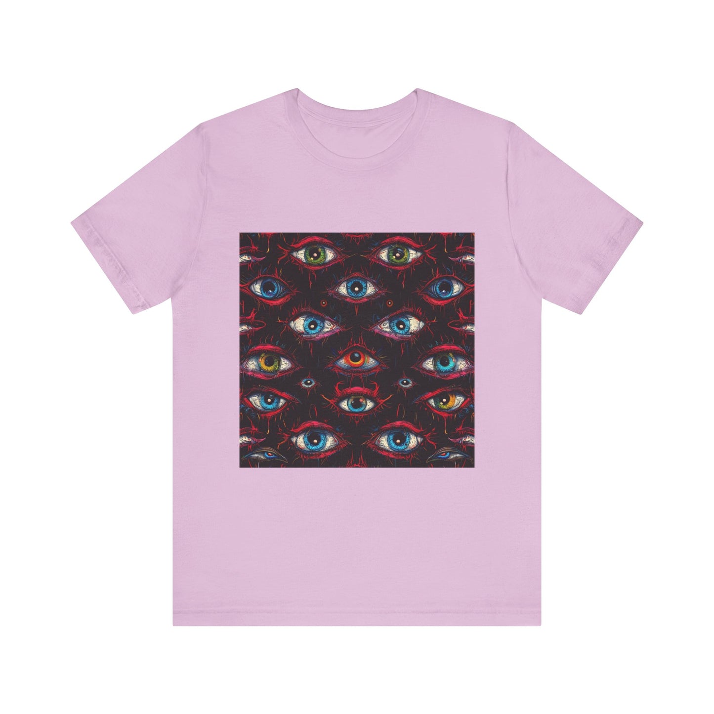 Creepy Eye Pattern Unisex Jersey Short Sleeve Tee