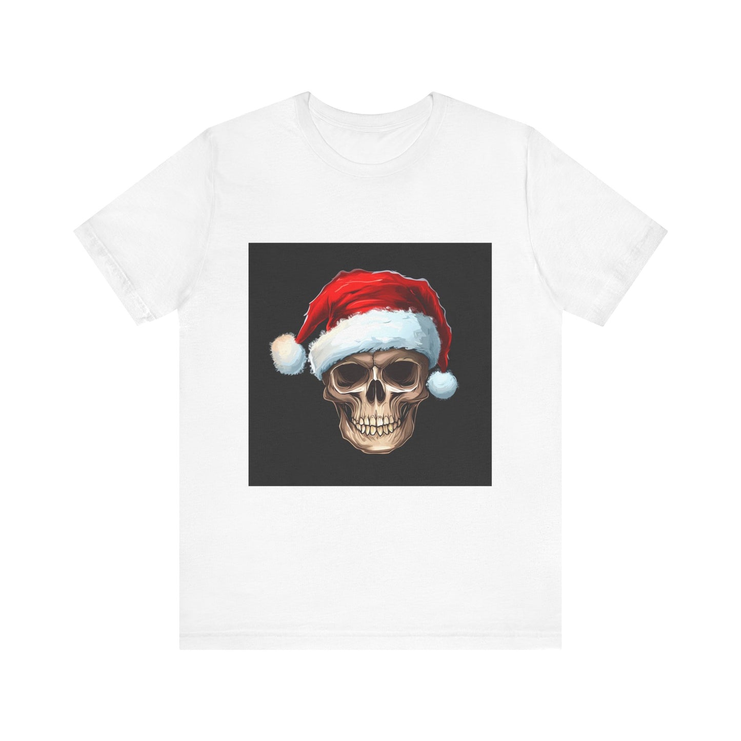 Santa Hat Skull Unisex Jersey Tee