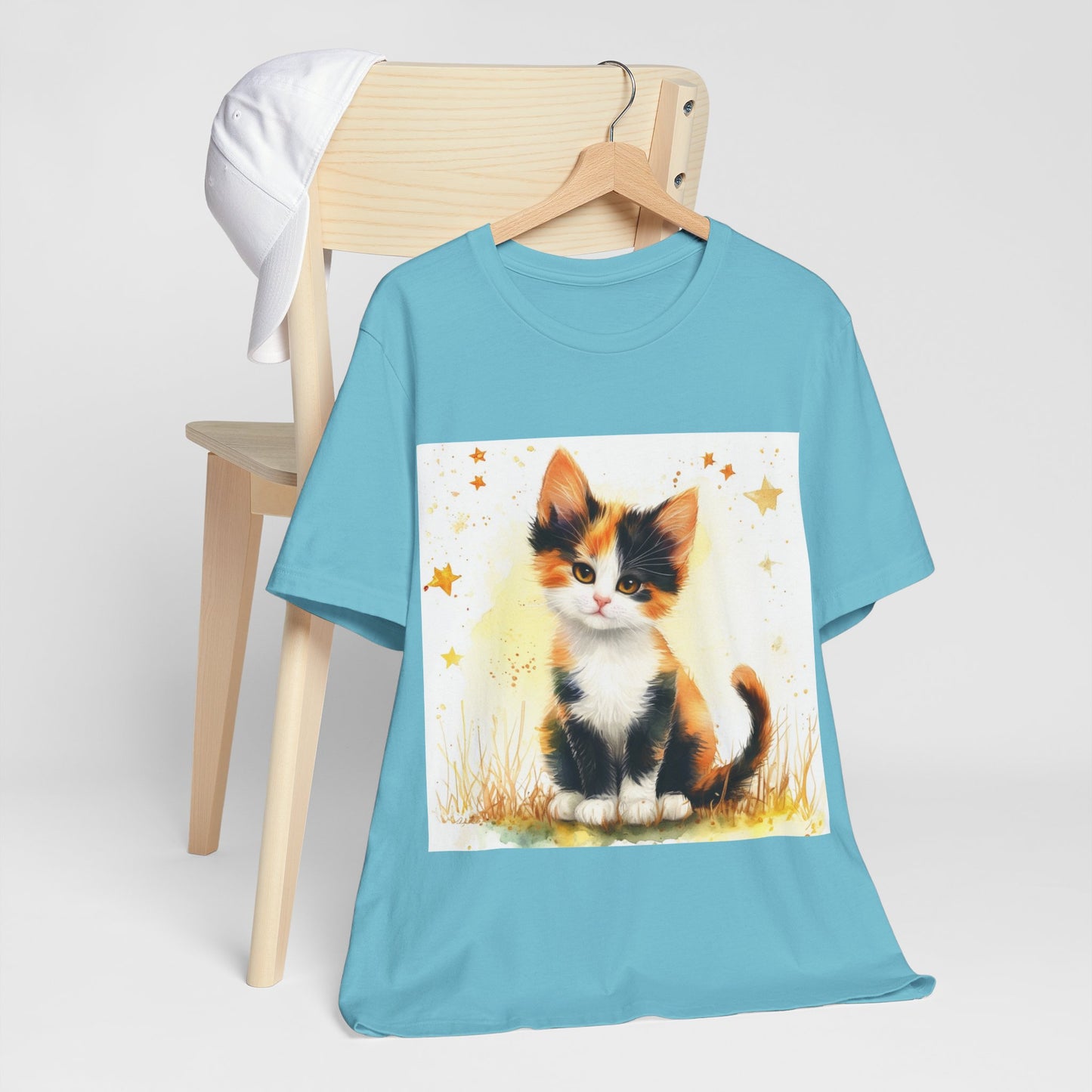 Cute Calico Kitten Unisex Jersey Short Sleeve Tee