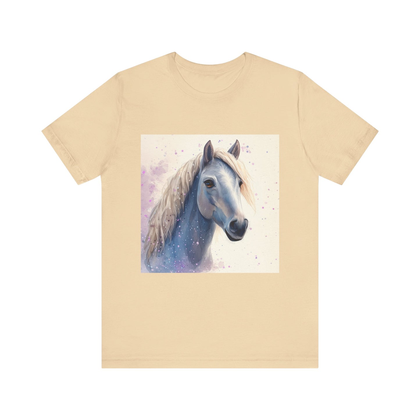 Baby White Horse Unisex Jersey Short Sleeve Tee