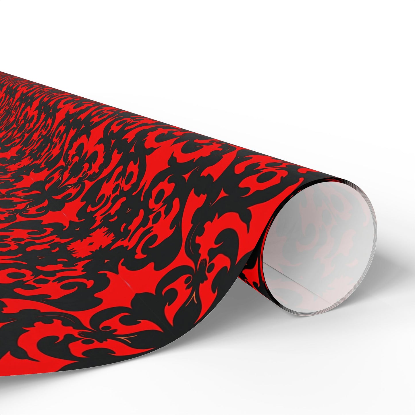 Black and Red Elegant Pattern Wrapping Papers