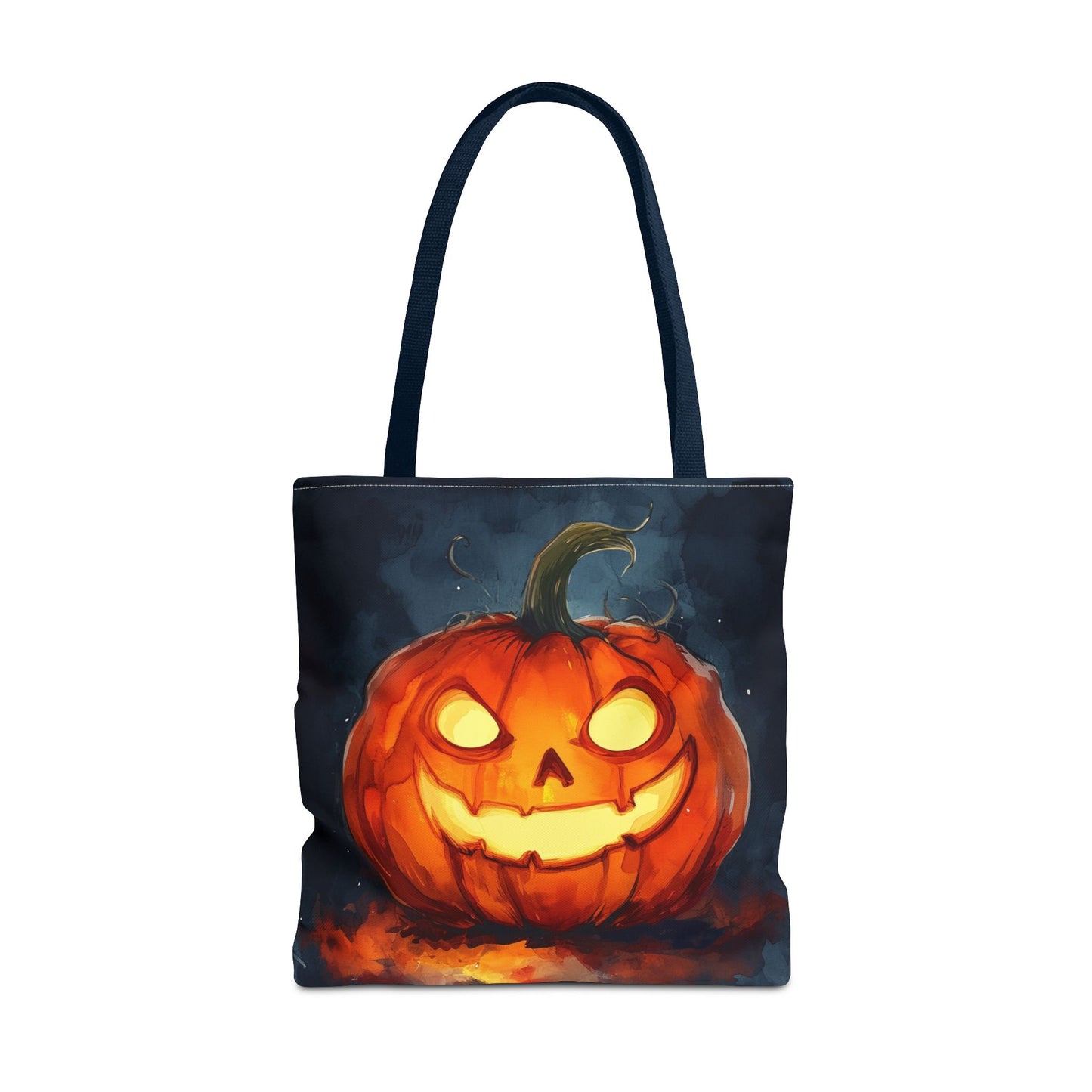 Cute Creepy Jack o Lantern Tote Bag (AOP)