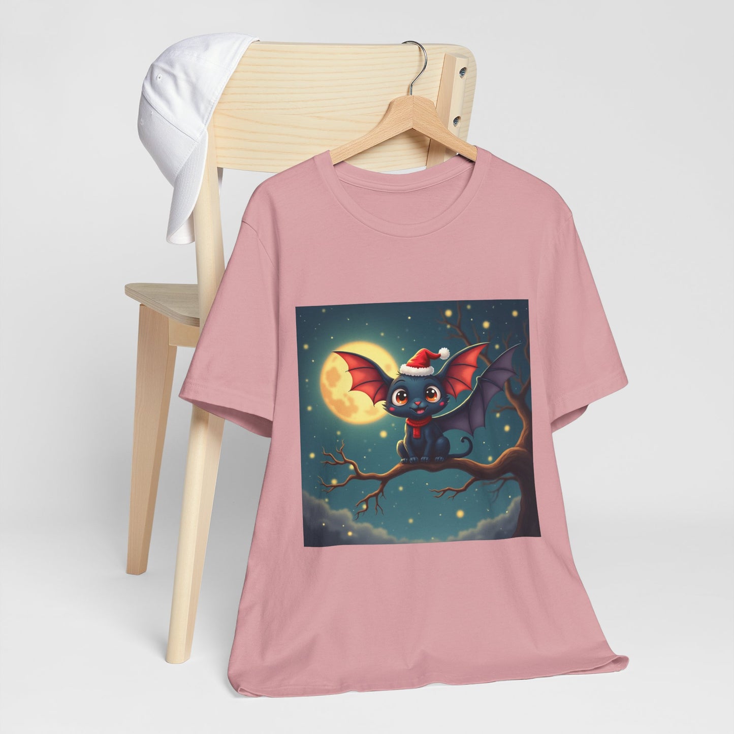 Adorable Festive Winter Bat Unisex Jersey Tee